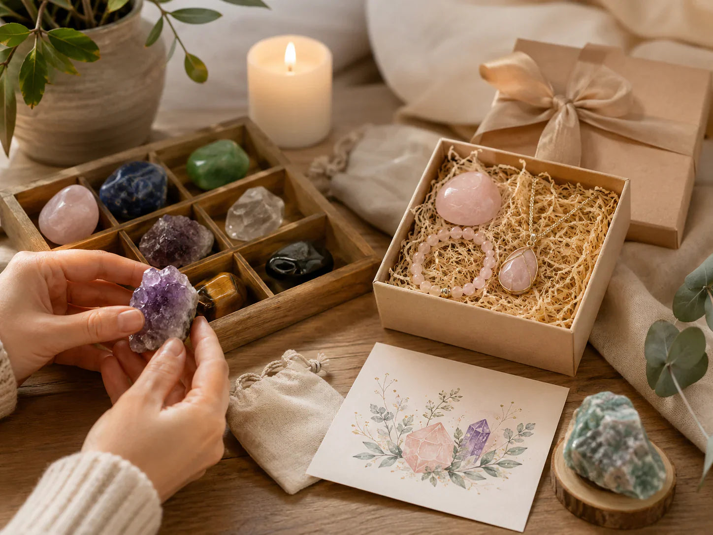Quelle pierre offrir en cadeau ? Guide complet pour choisir le bon bijou en pierre naturelle