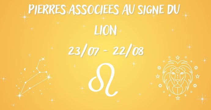 Pierres Naturelles pour le Signe du Lion