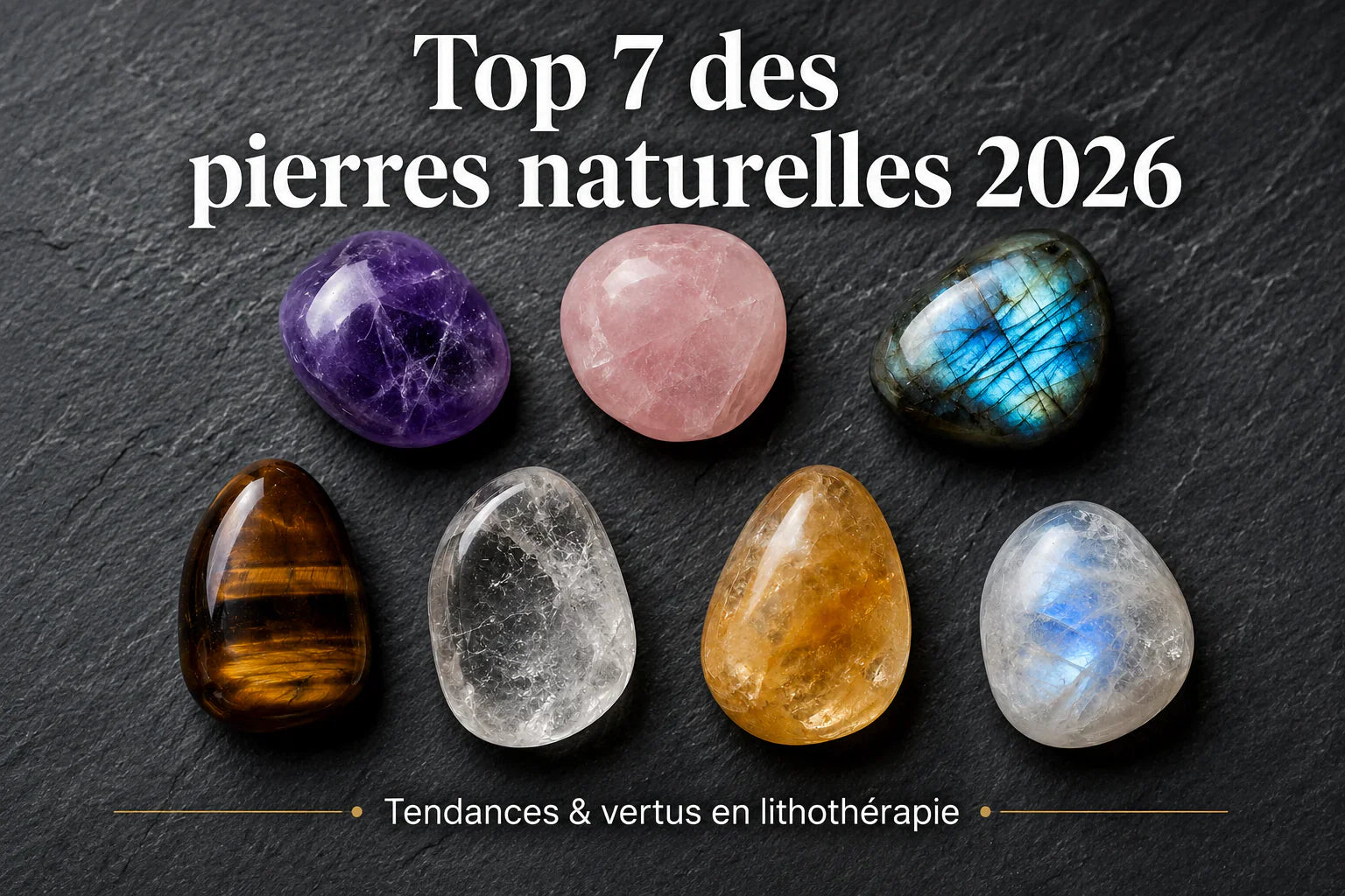 Quelle pierre est tendance cette année ? Les pierres naturelles à porter en 2026