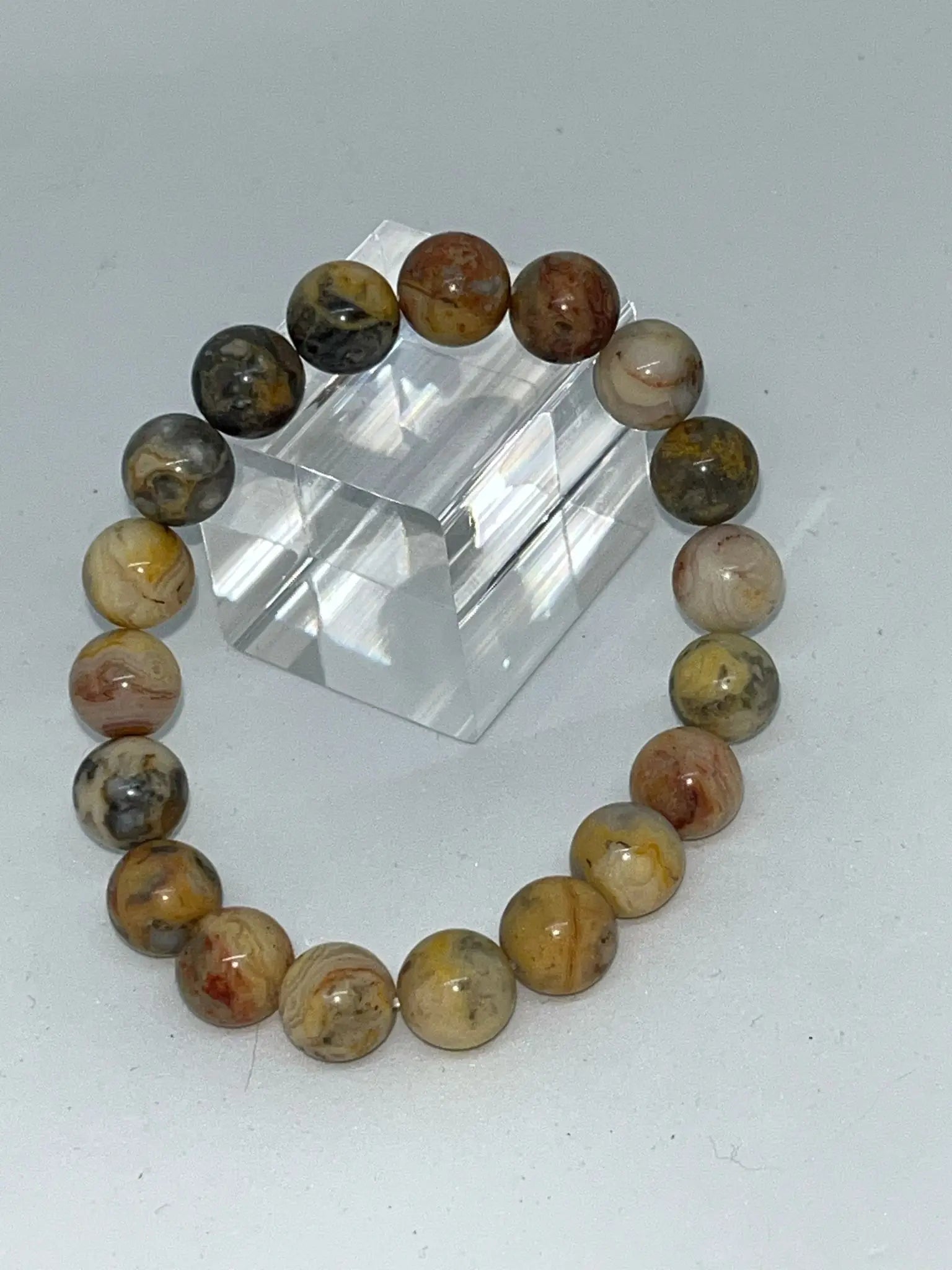 Bracelet en Agate Folle Authentique