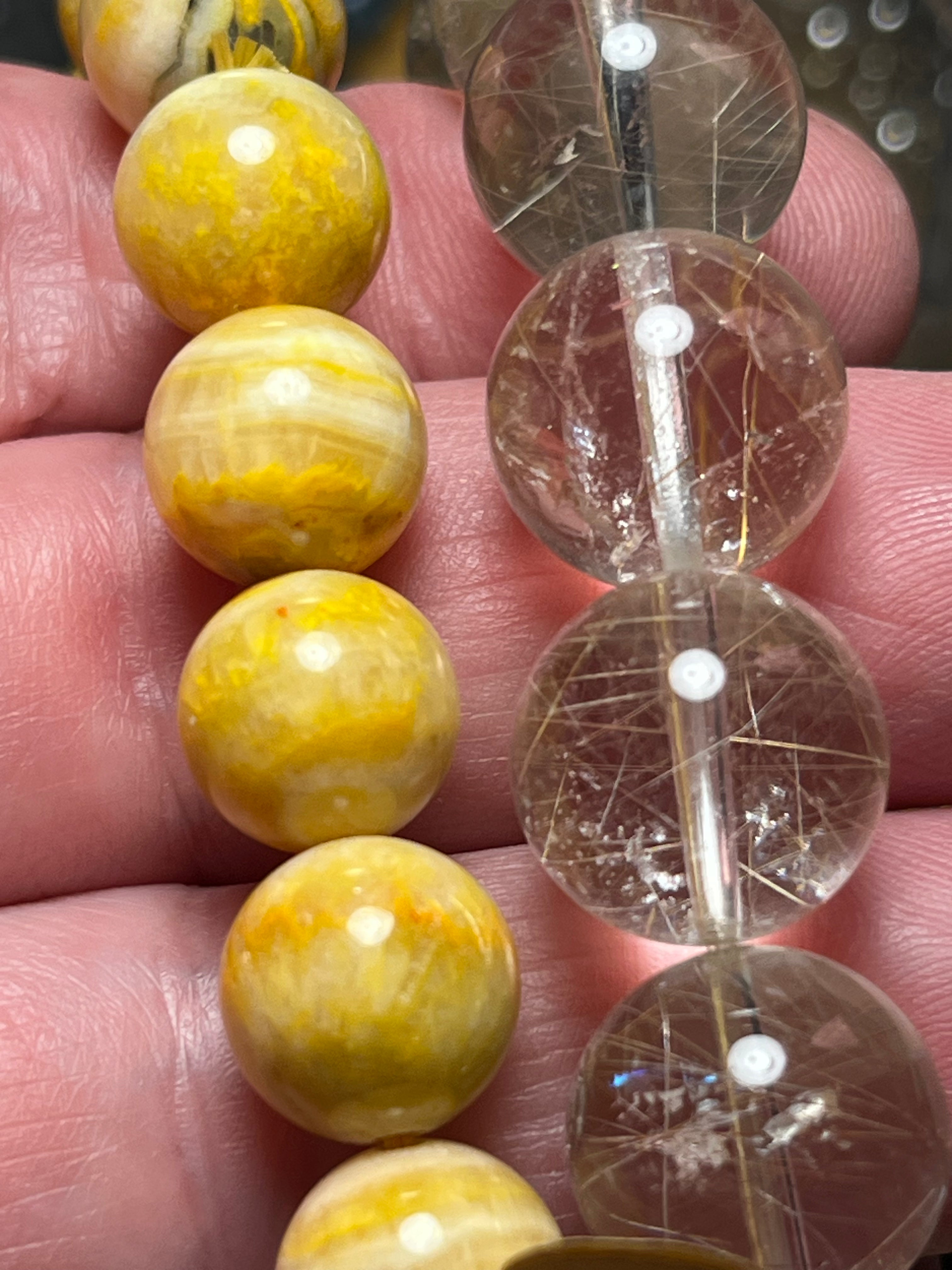 Lot rutile et bourdon