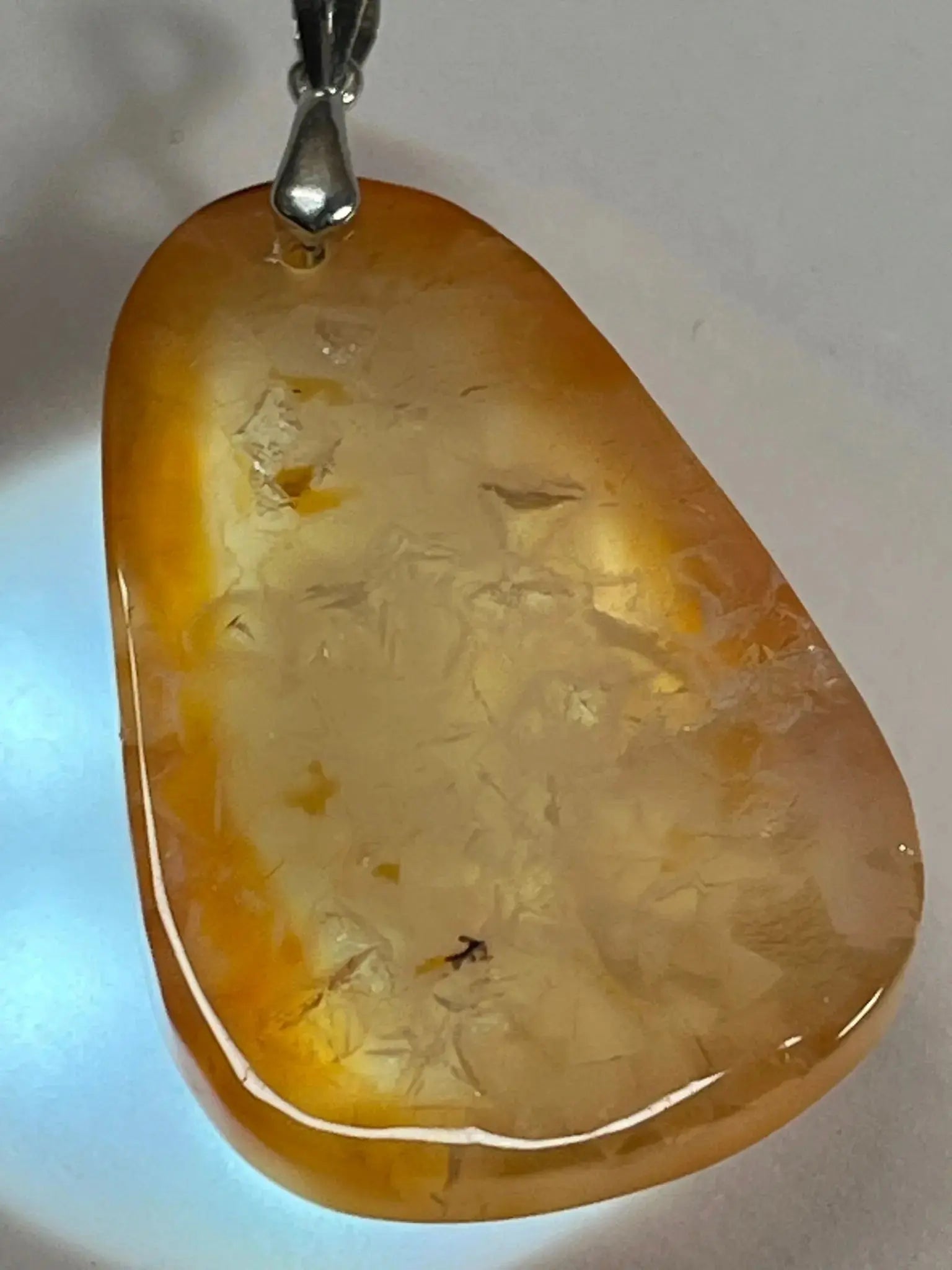 Pendentif Agate orangée