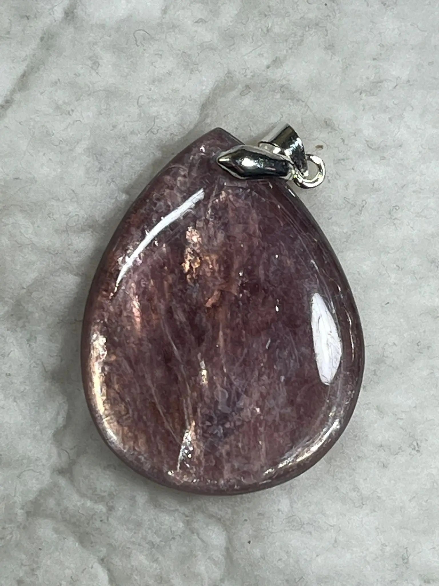 Lépidolite Mauve (pendentif)