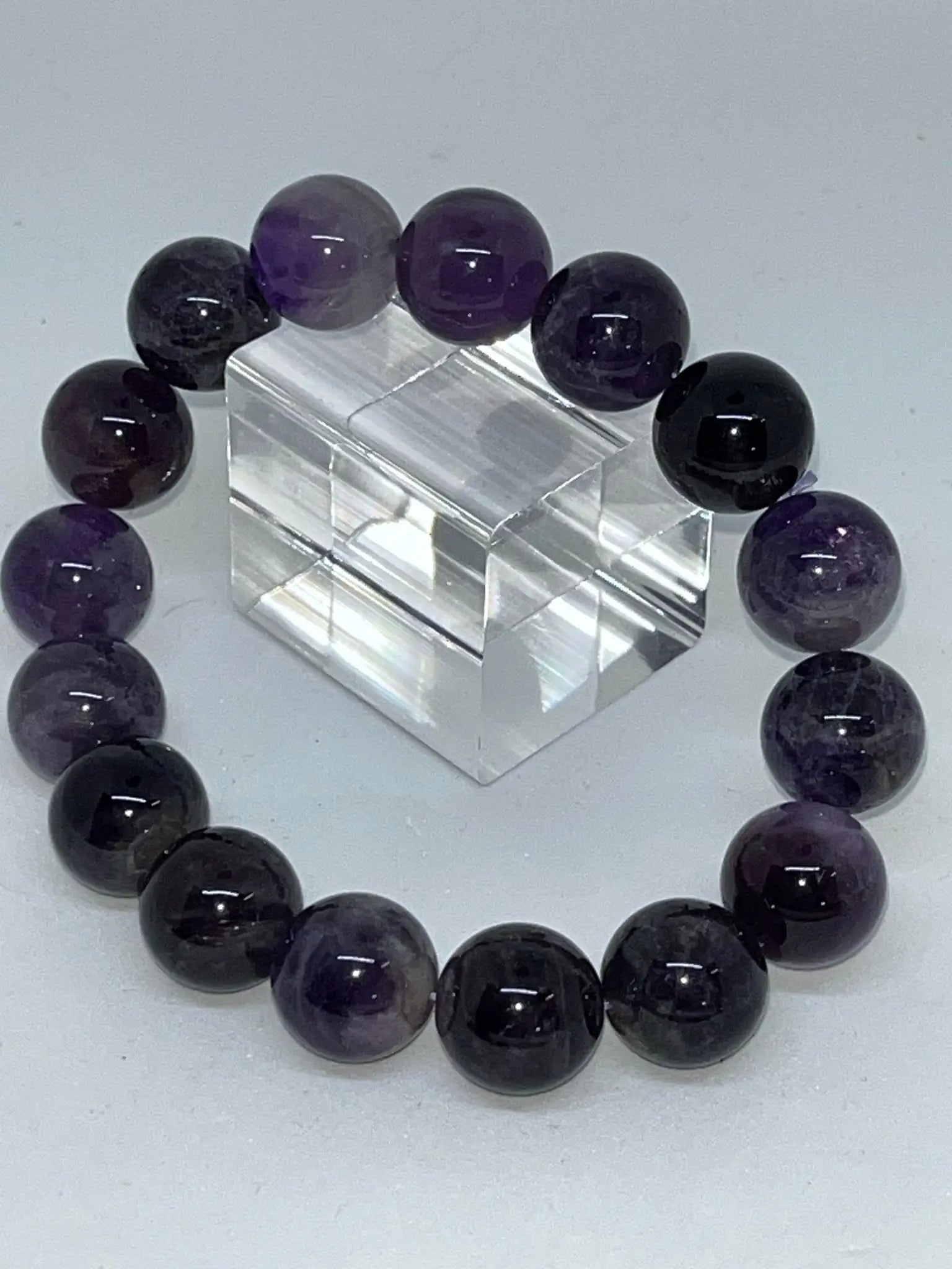 Bracelet Améthyste sombre