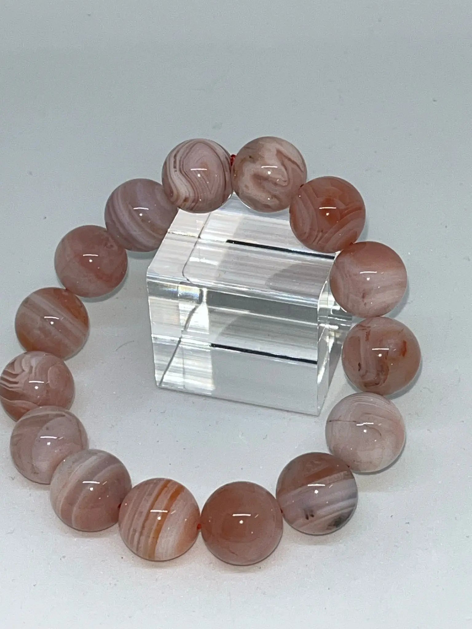 Bracelet Agate orange
