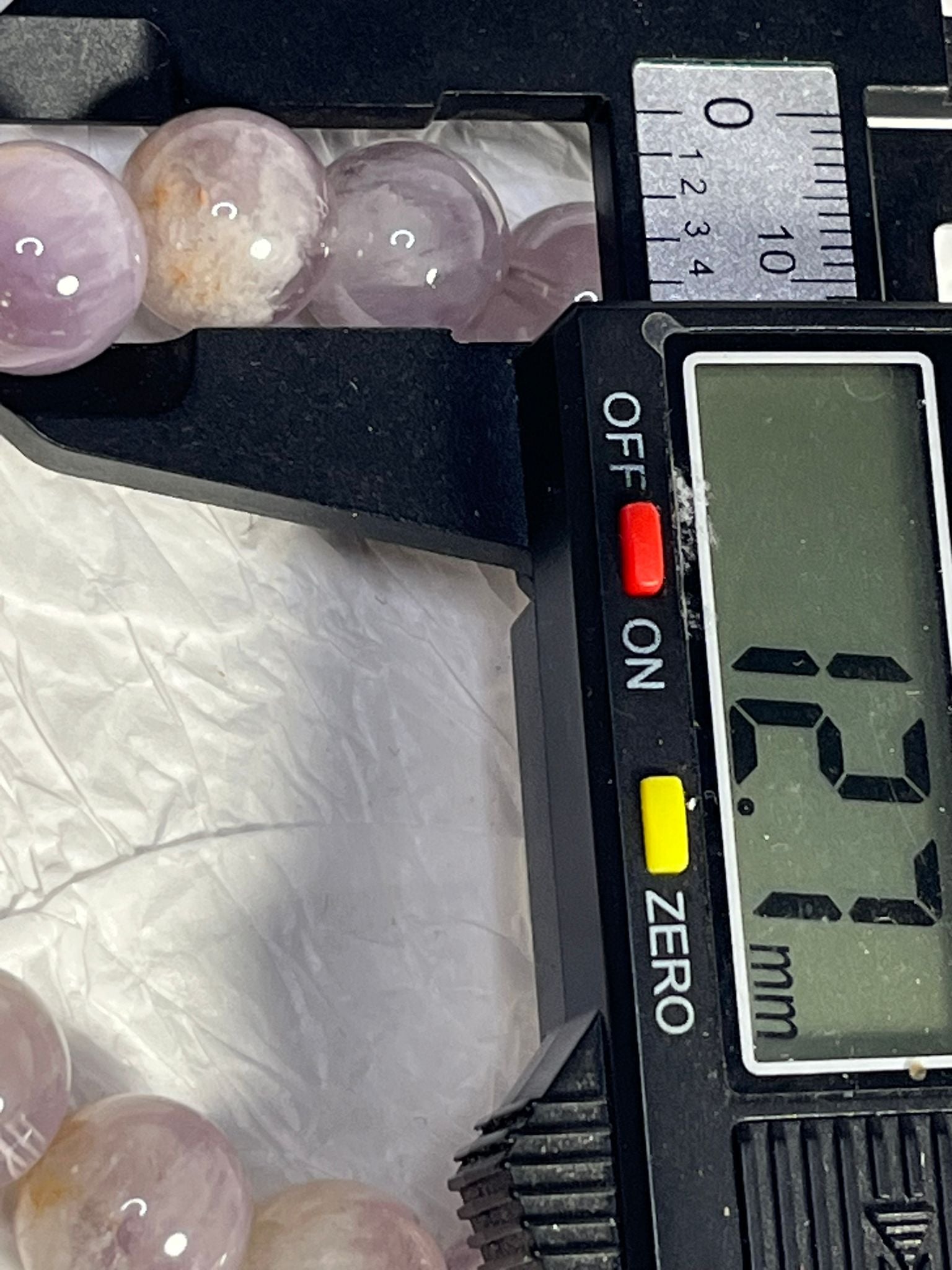 Bracelet Quartz “Fourrure de Lapin” Lavande