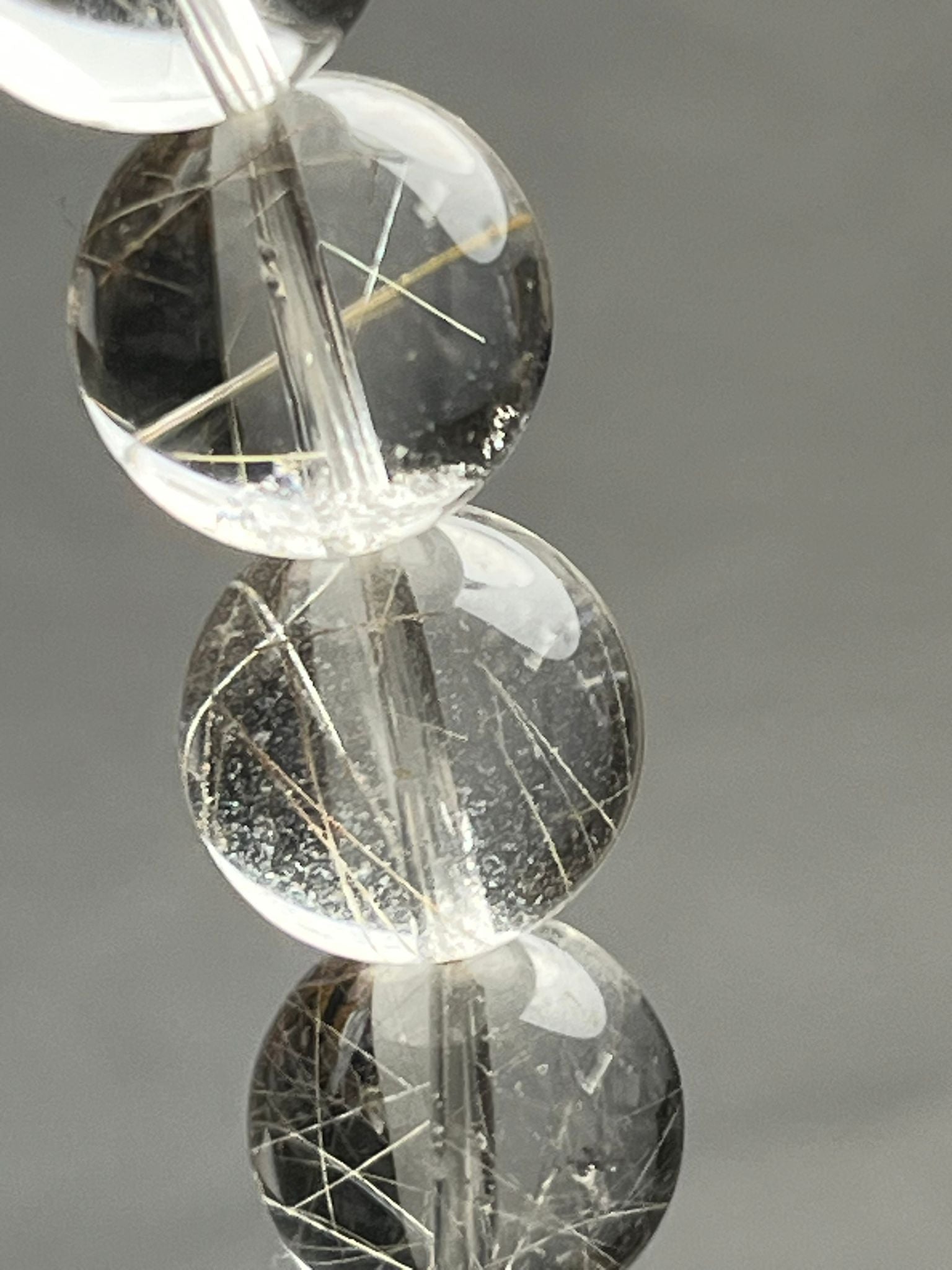 Bracelet Quartz Rutile Doré & Argenté