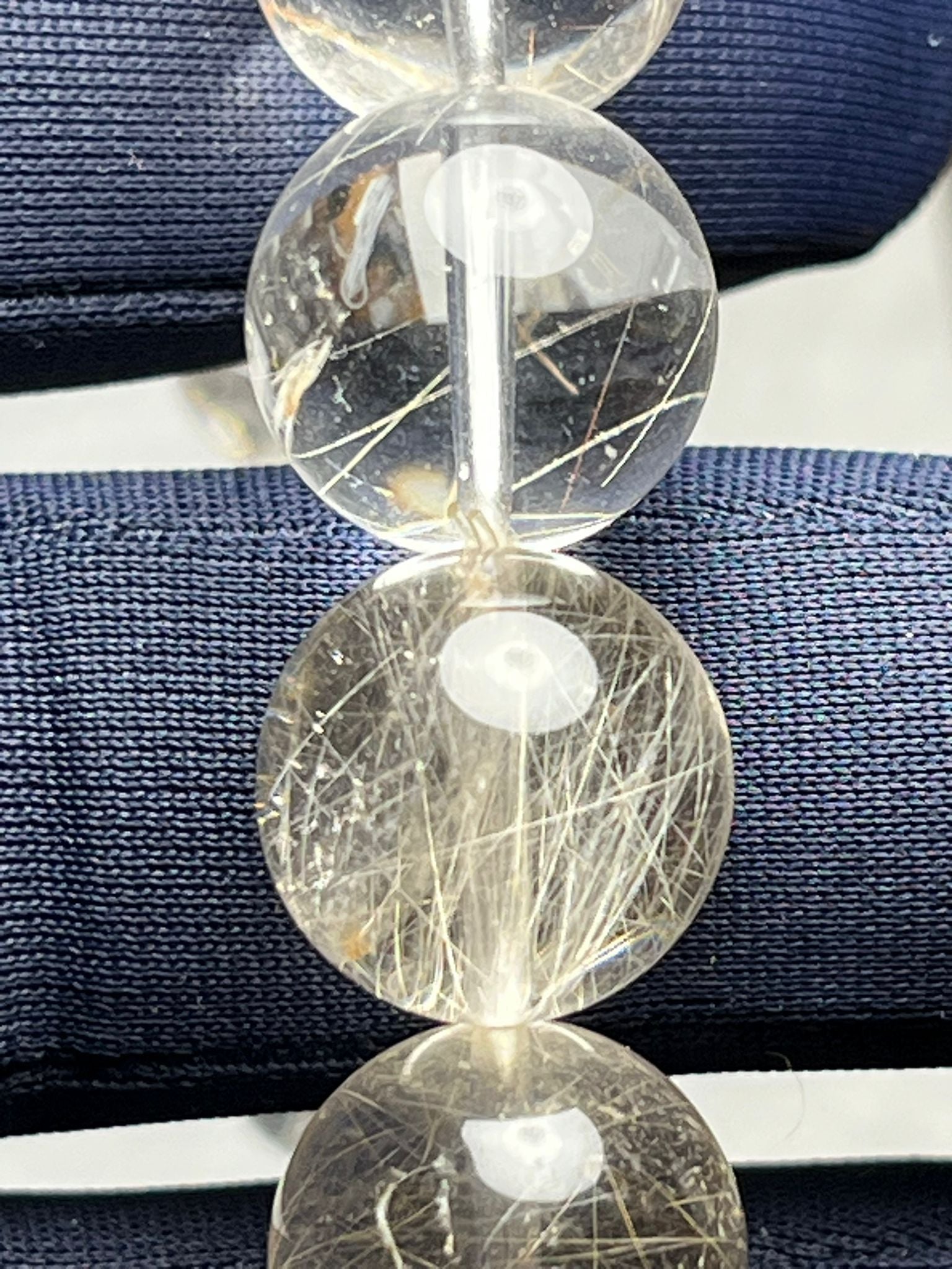 Bracelet Quartz Rutile Doré & Argenté