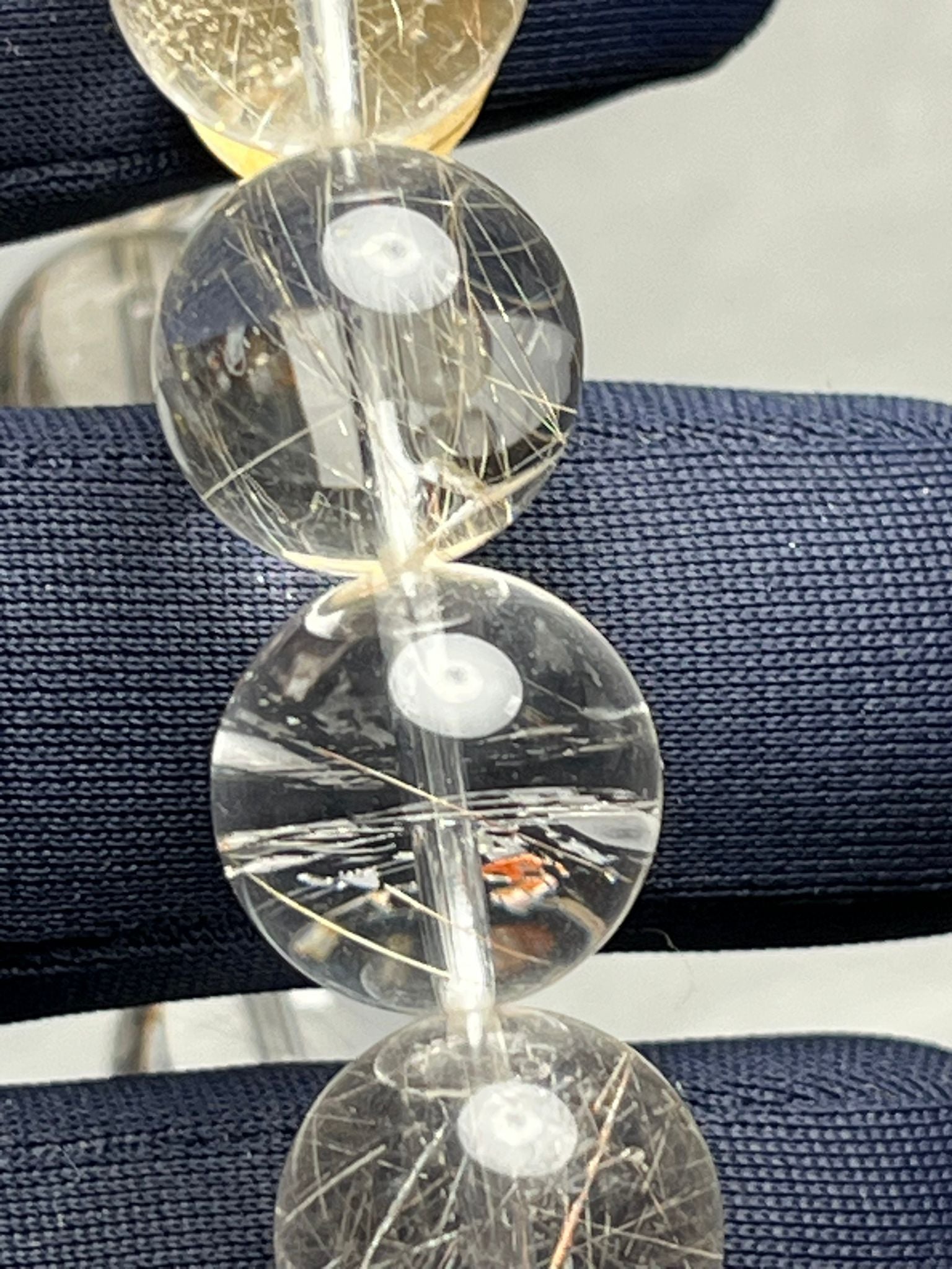 Bracelet Quartz Rutile Doré & Argenté