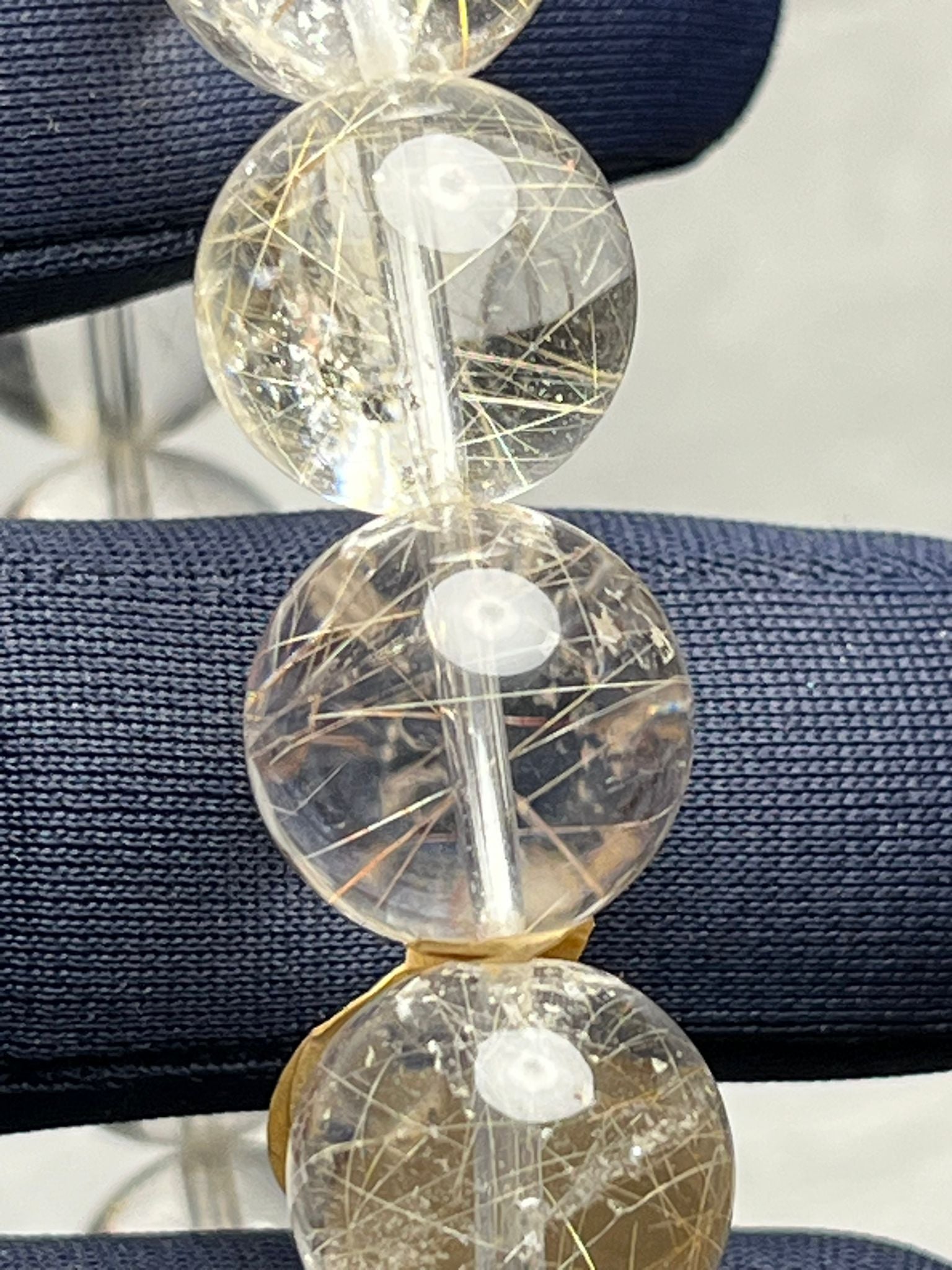 Bracelet Quartz Rutile Doré & Argenté