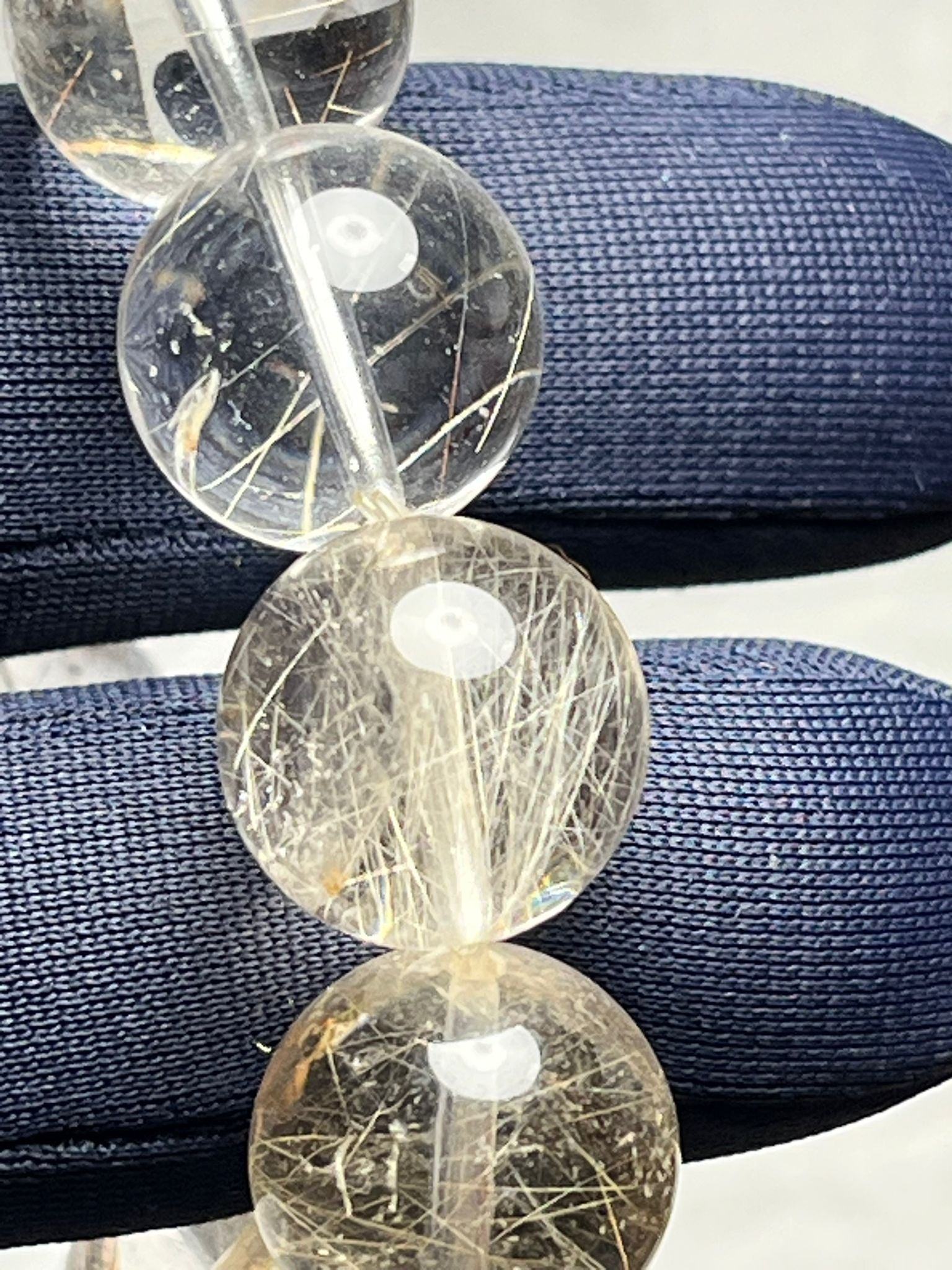 Bracelet Quartz Rutile Doré & Argenté