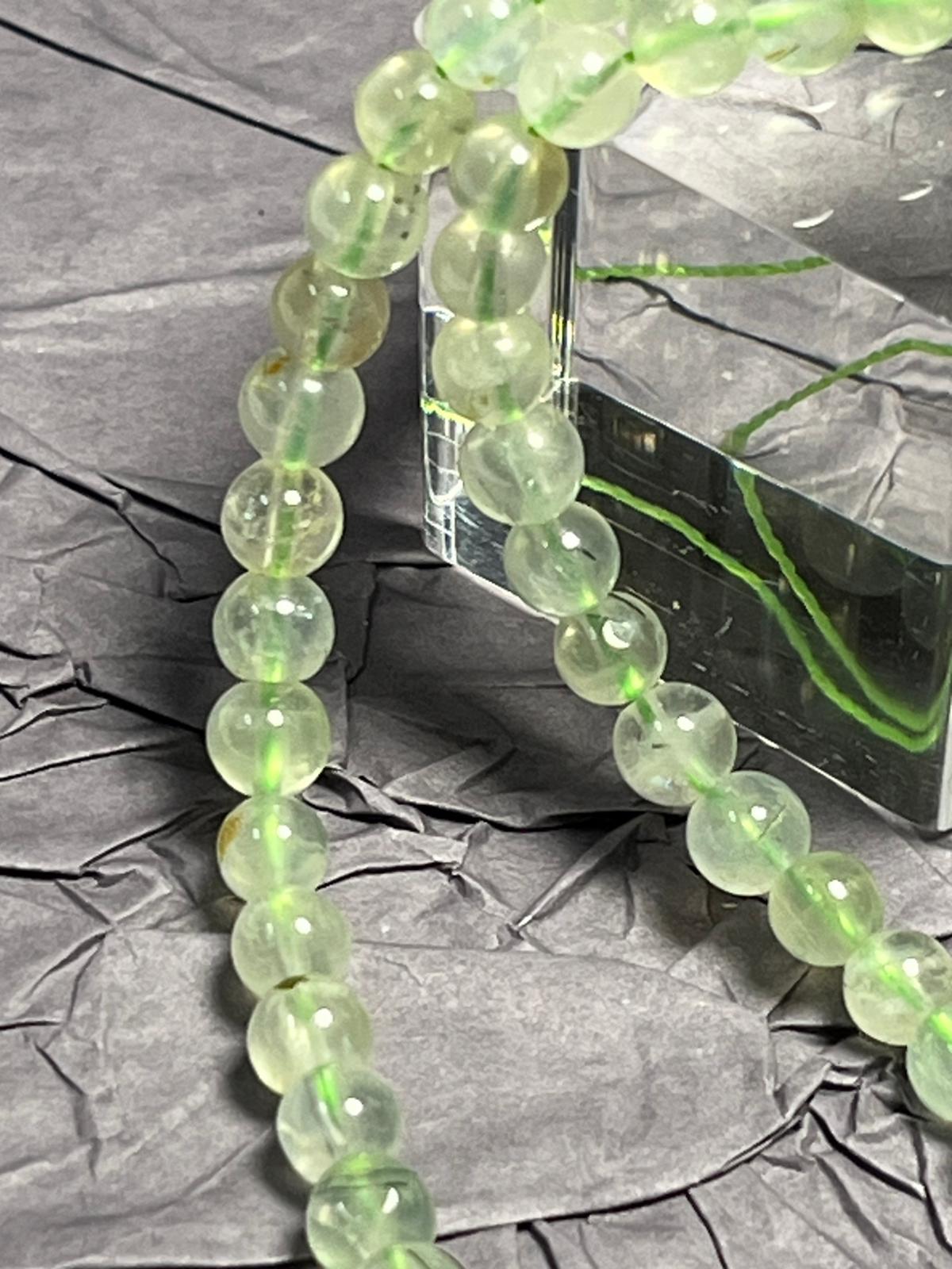 Fil de Perles en Prehnite HQ