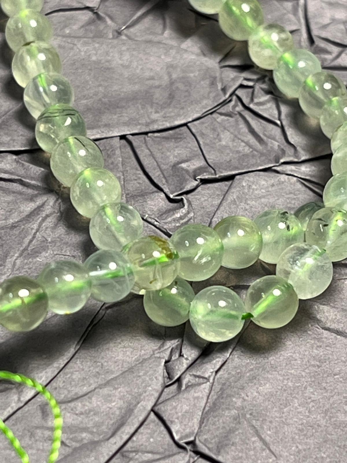 Fil de Perles en Prehnite HQ