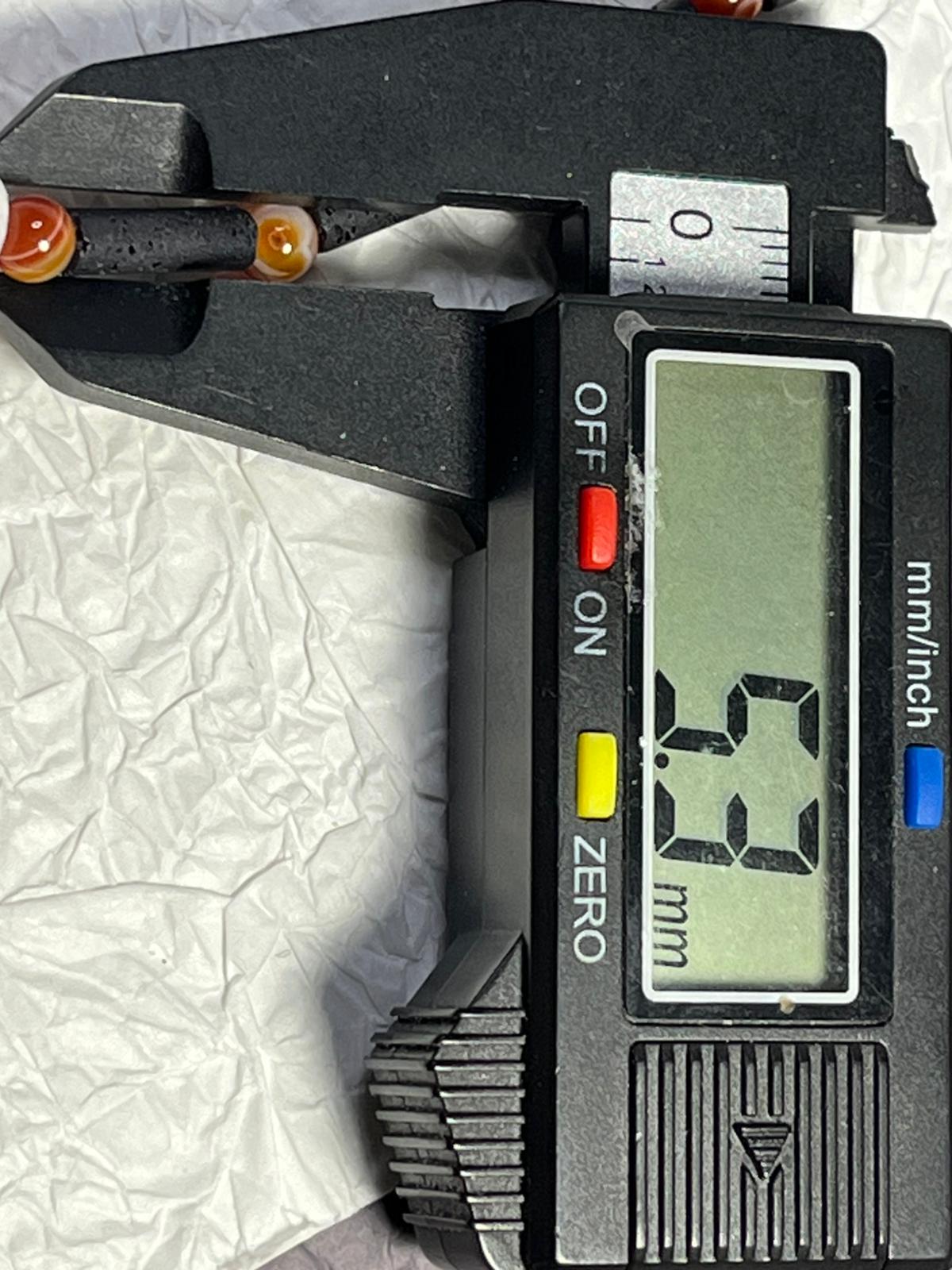 Collier Pierre de Lave et Cornaline