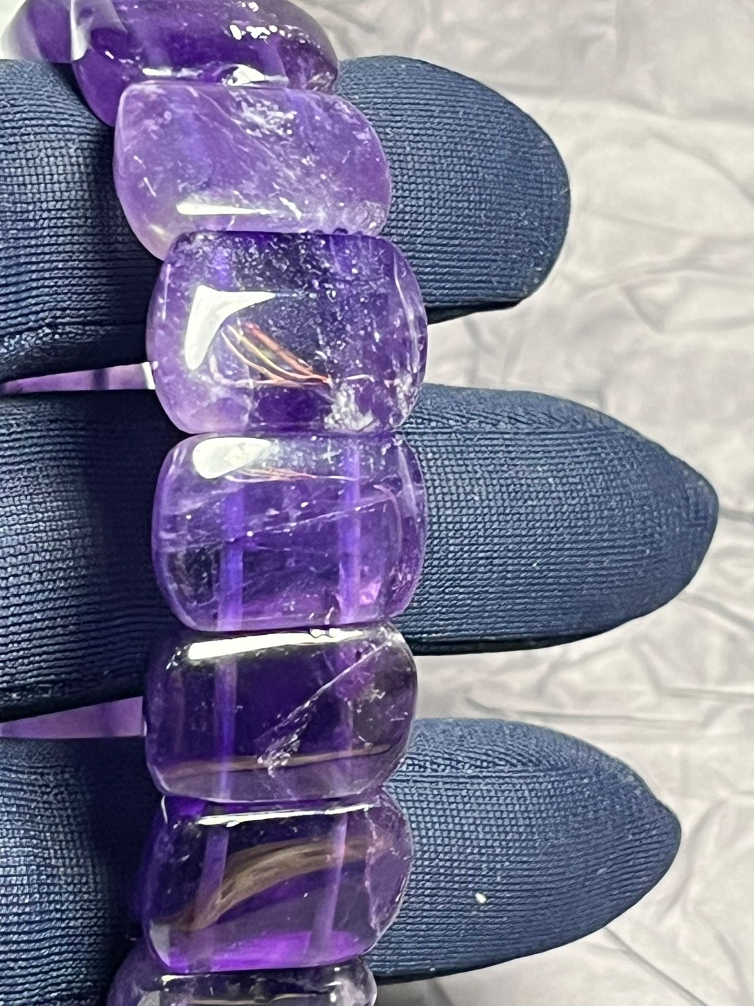 Bracelet Manchette en Améthyste