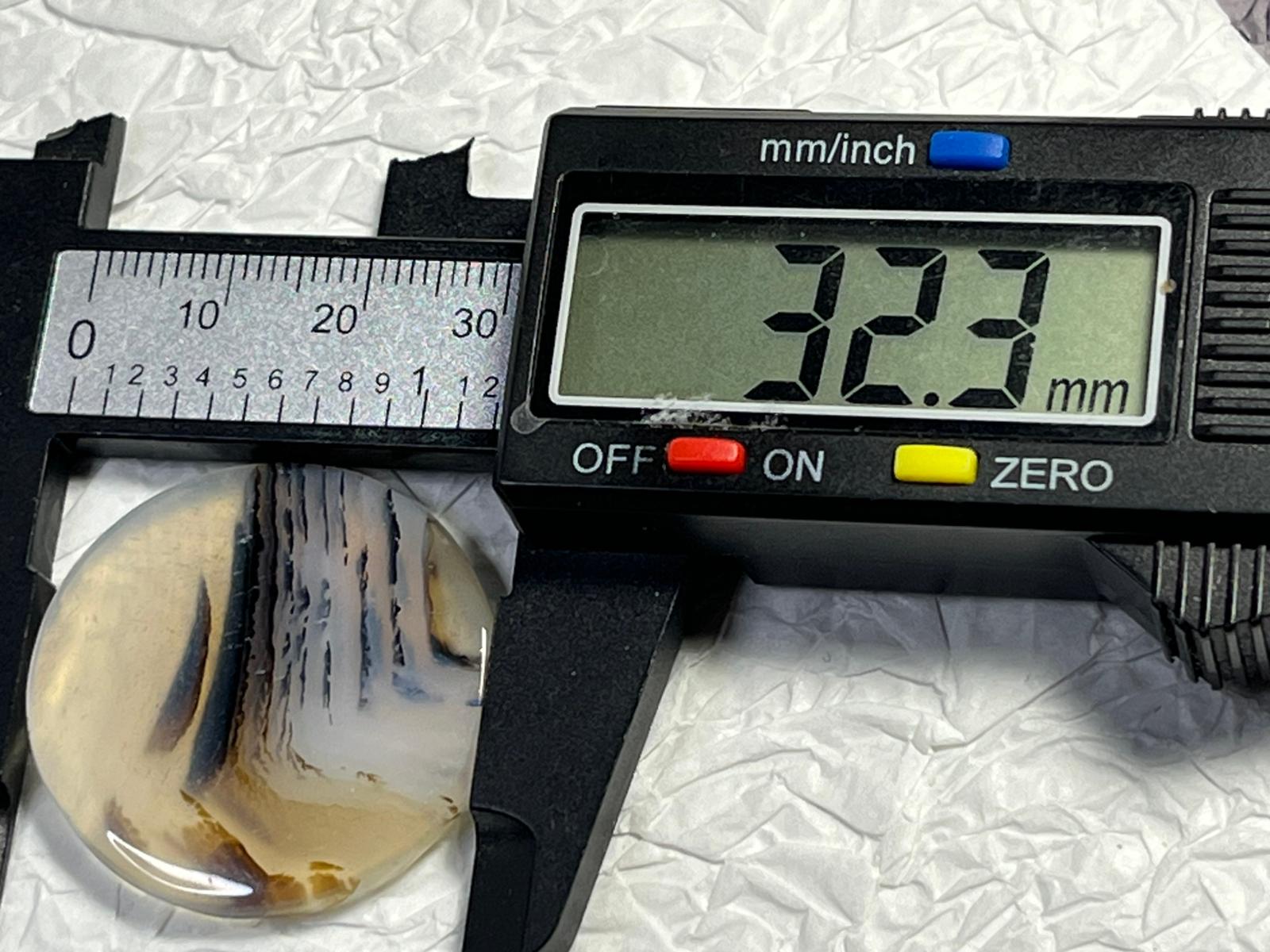 Cabochon en Agate Paysage