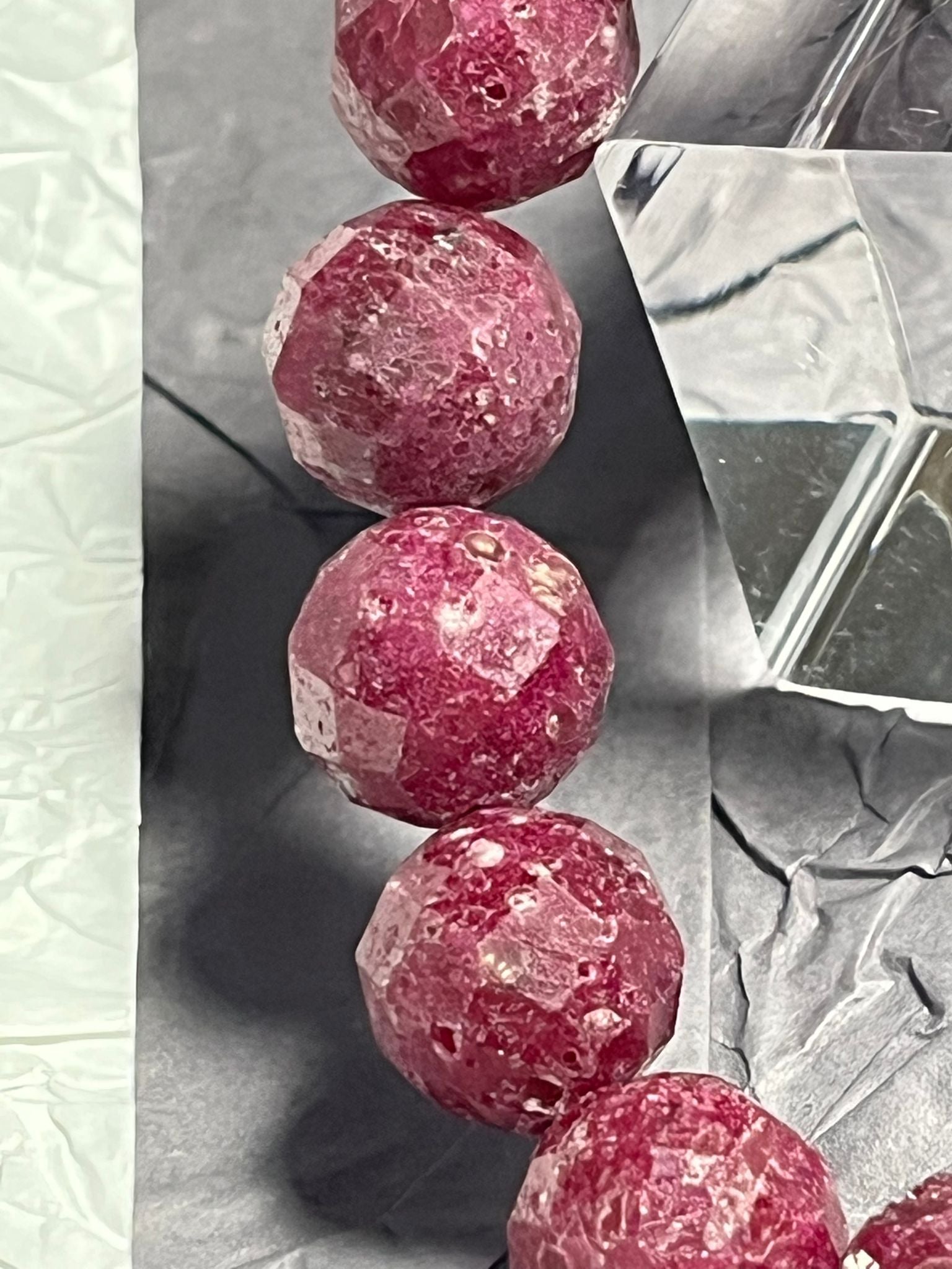 Bracelet Rubis Facetté