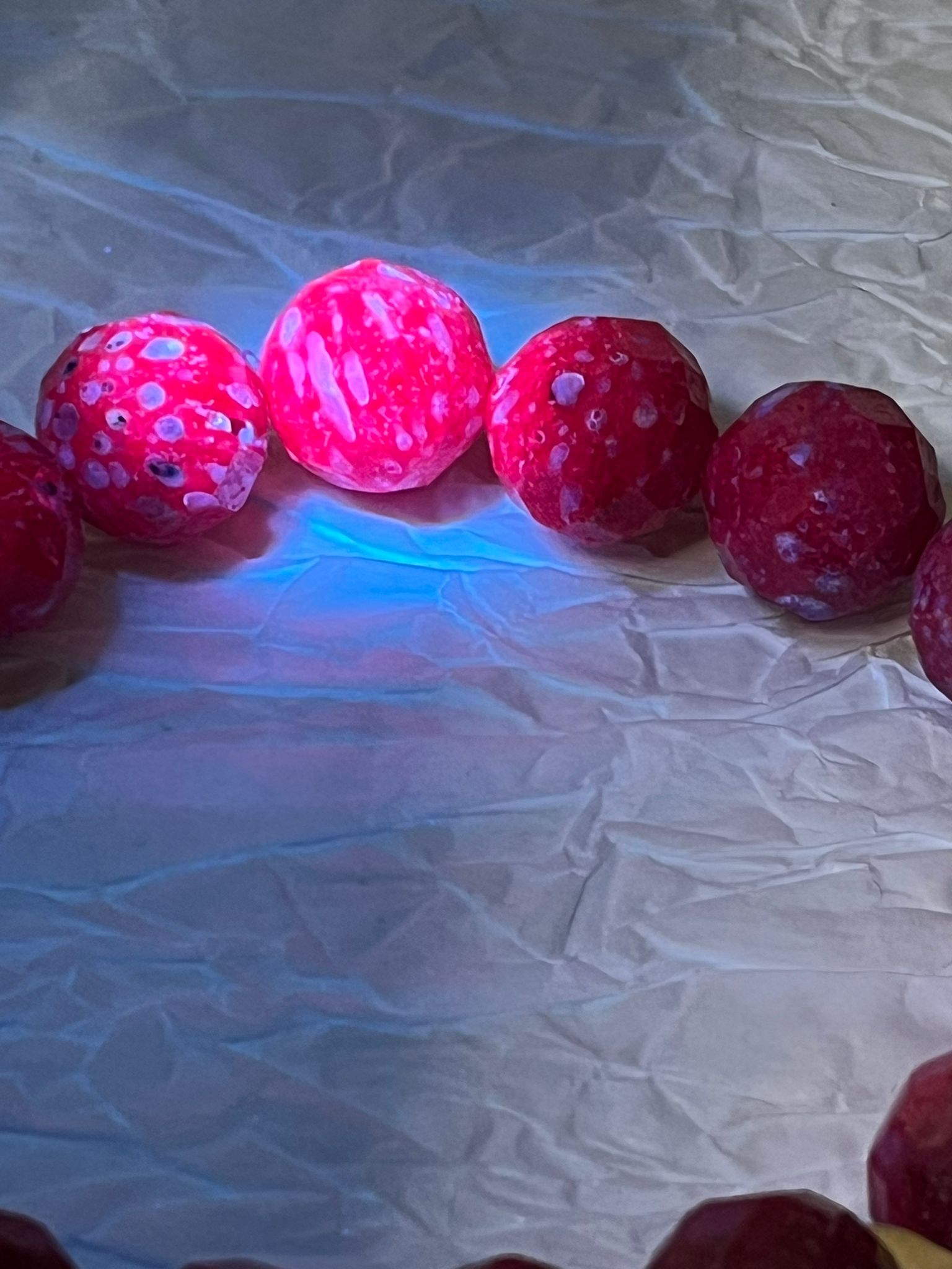 Bracelet Rubis Facetté