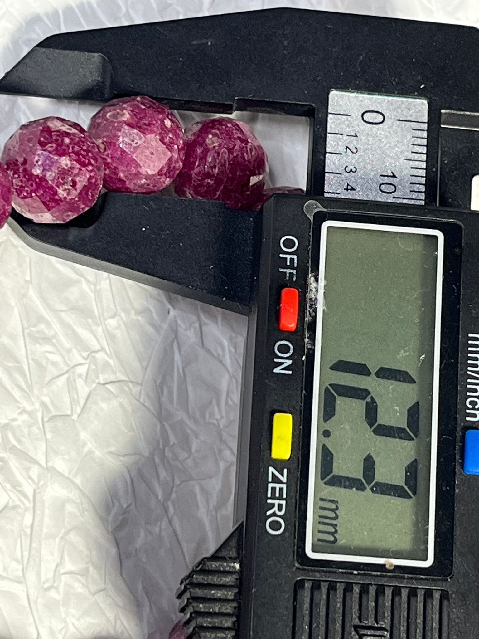 Bracelet Rubis Facetté