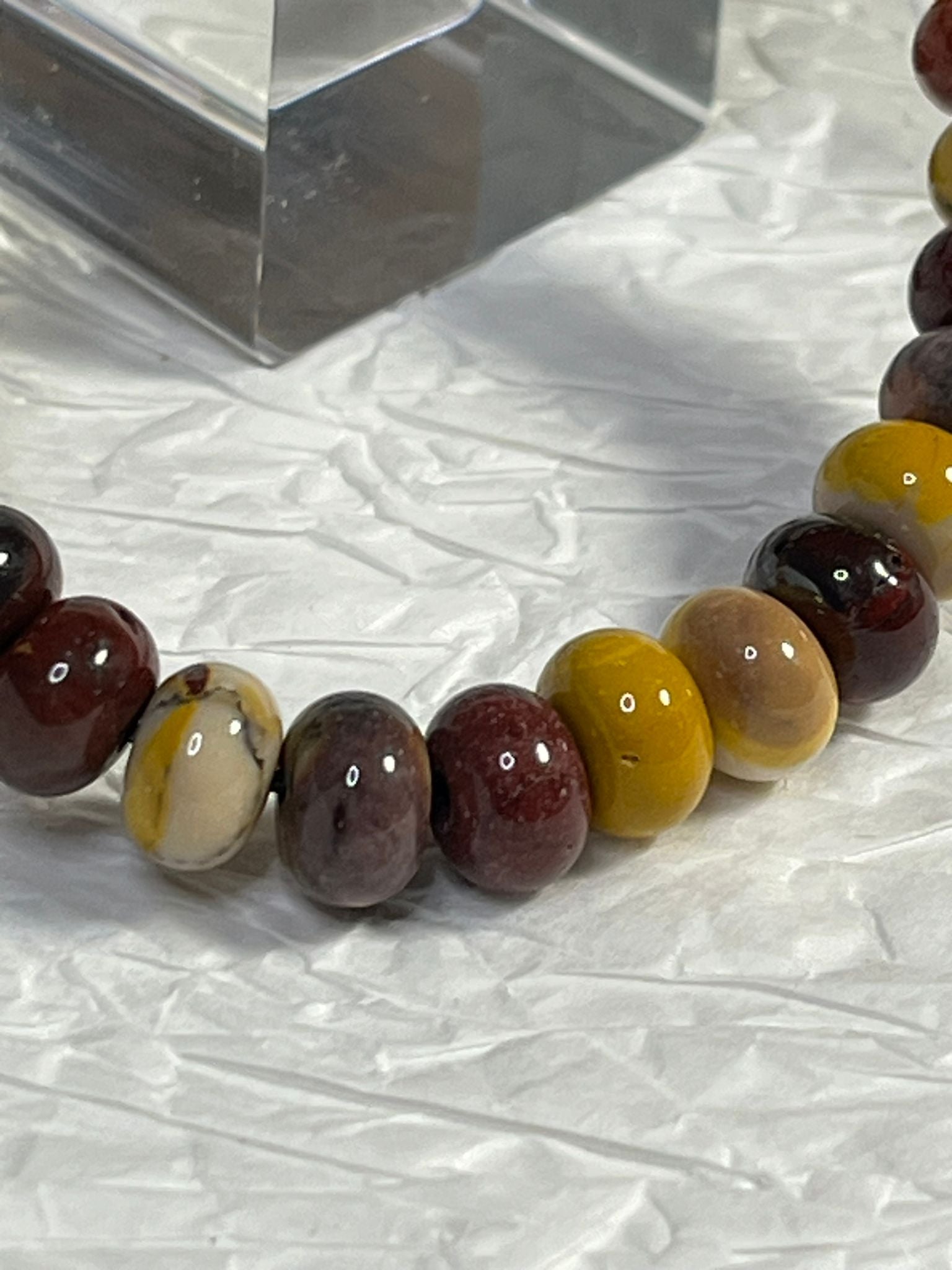 Bracelet en pierre naturelle Mokaite