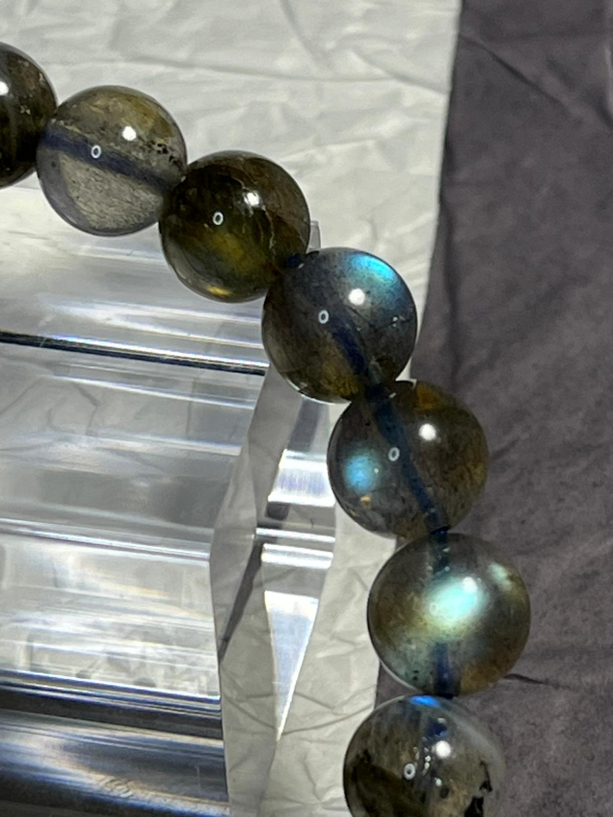 Bracelet en pierre naturelle Labradorite