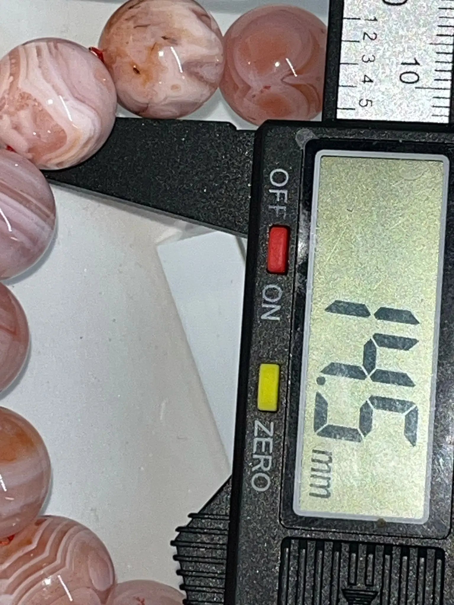 Bracelet Agate orange