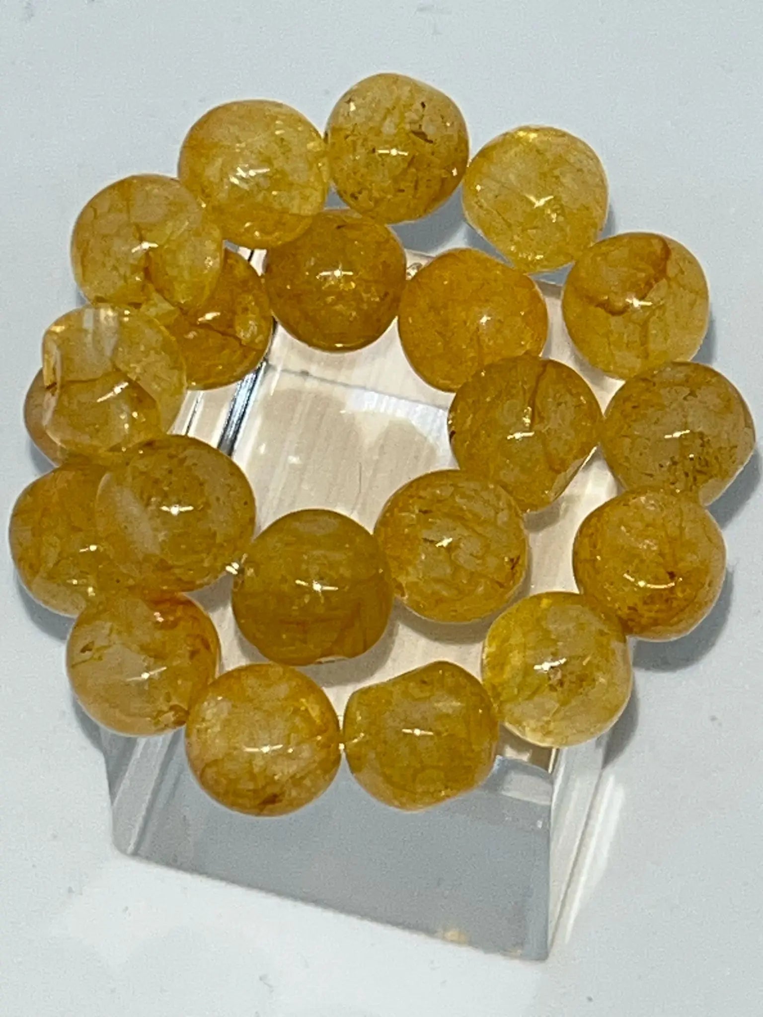 Bracelet Topaze jaune impériale