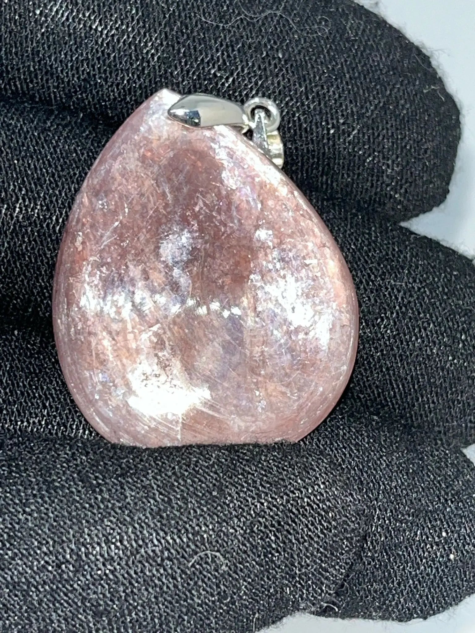 Pendentif Lépidolite mauve