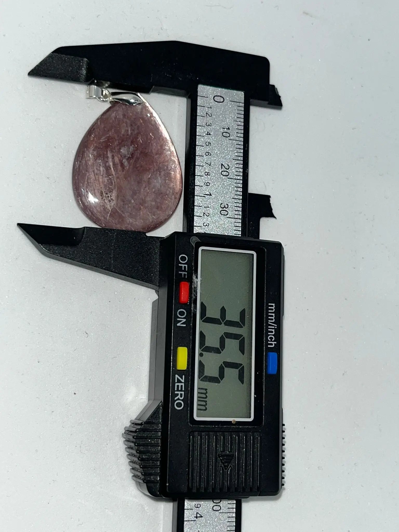 Pendentif Lépidolite mauve