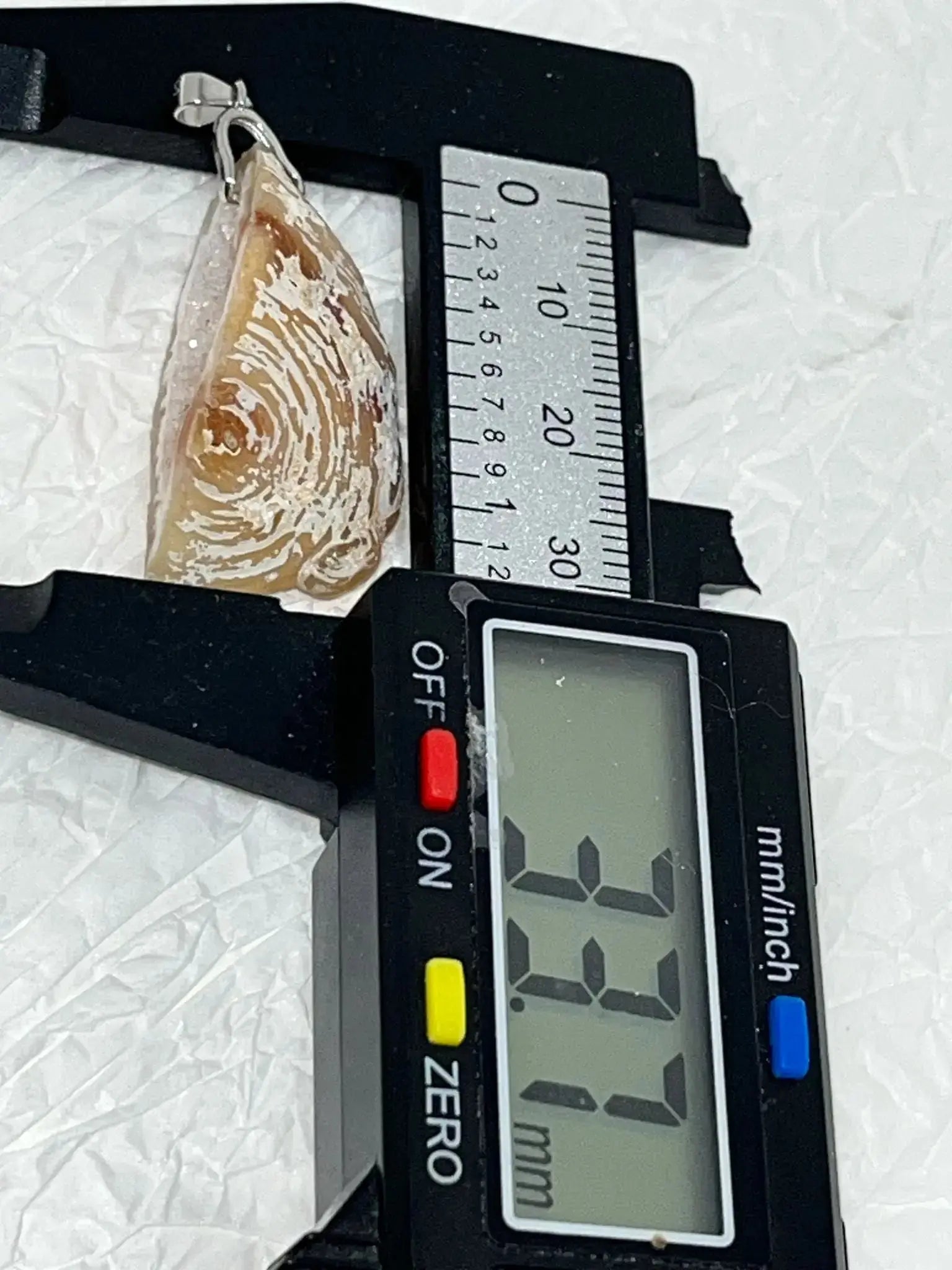 Pendentif Agate drusé