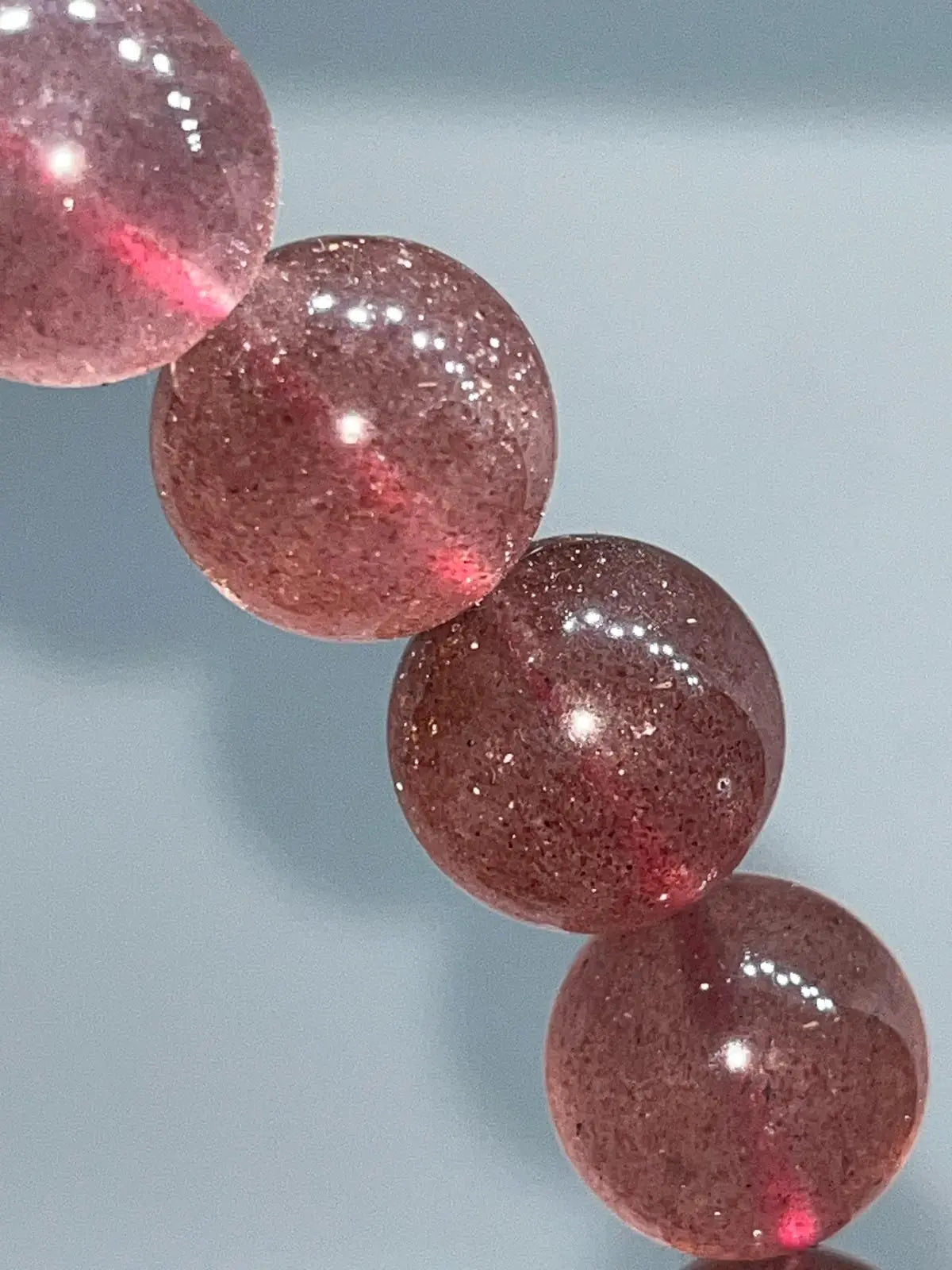 Bracelet Quartz fraise