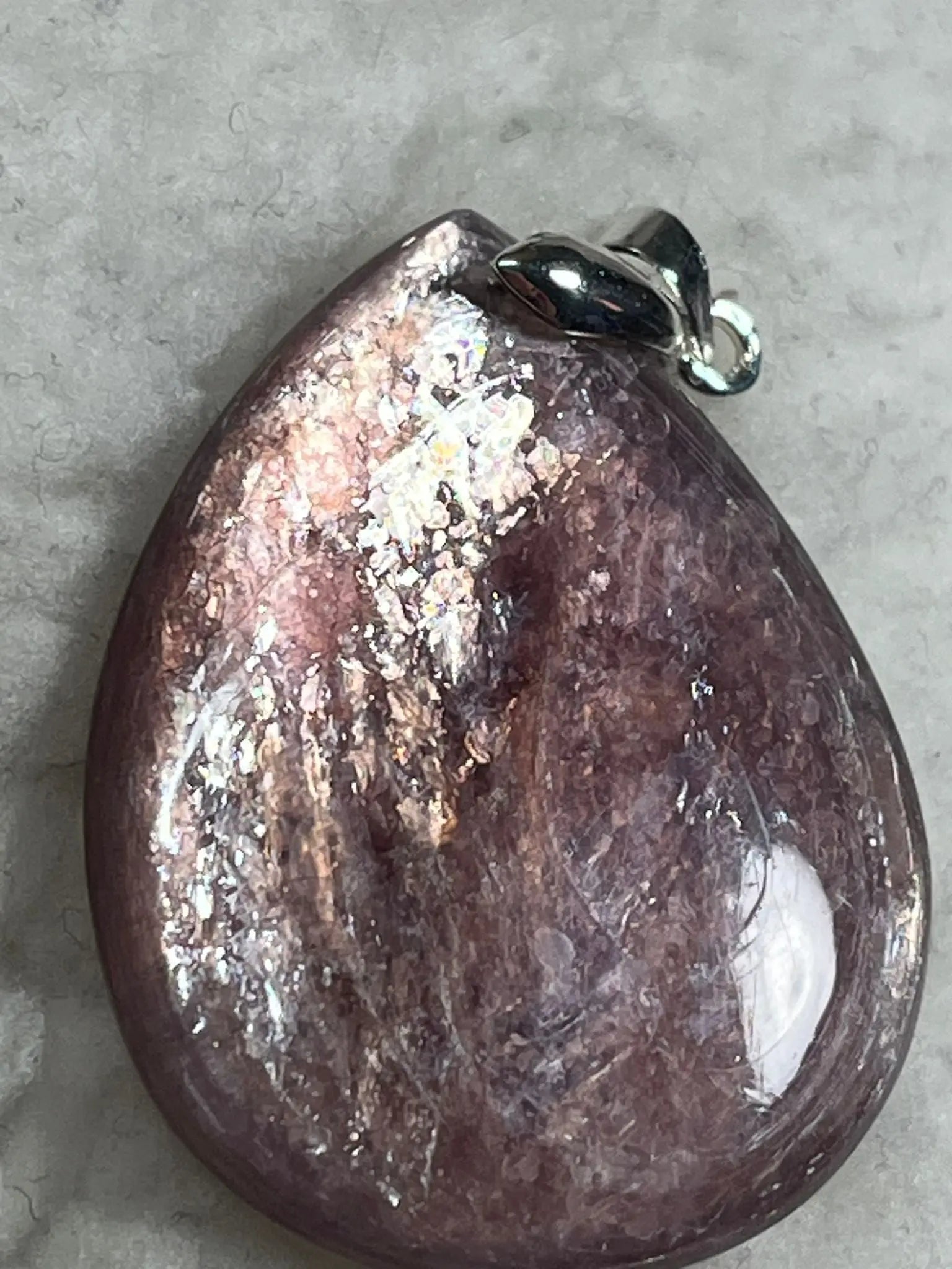 Lépidolite Mauve (pendentif)