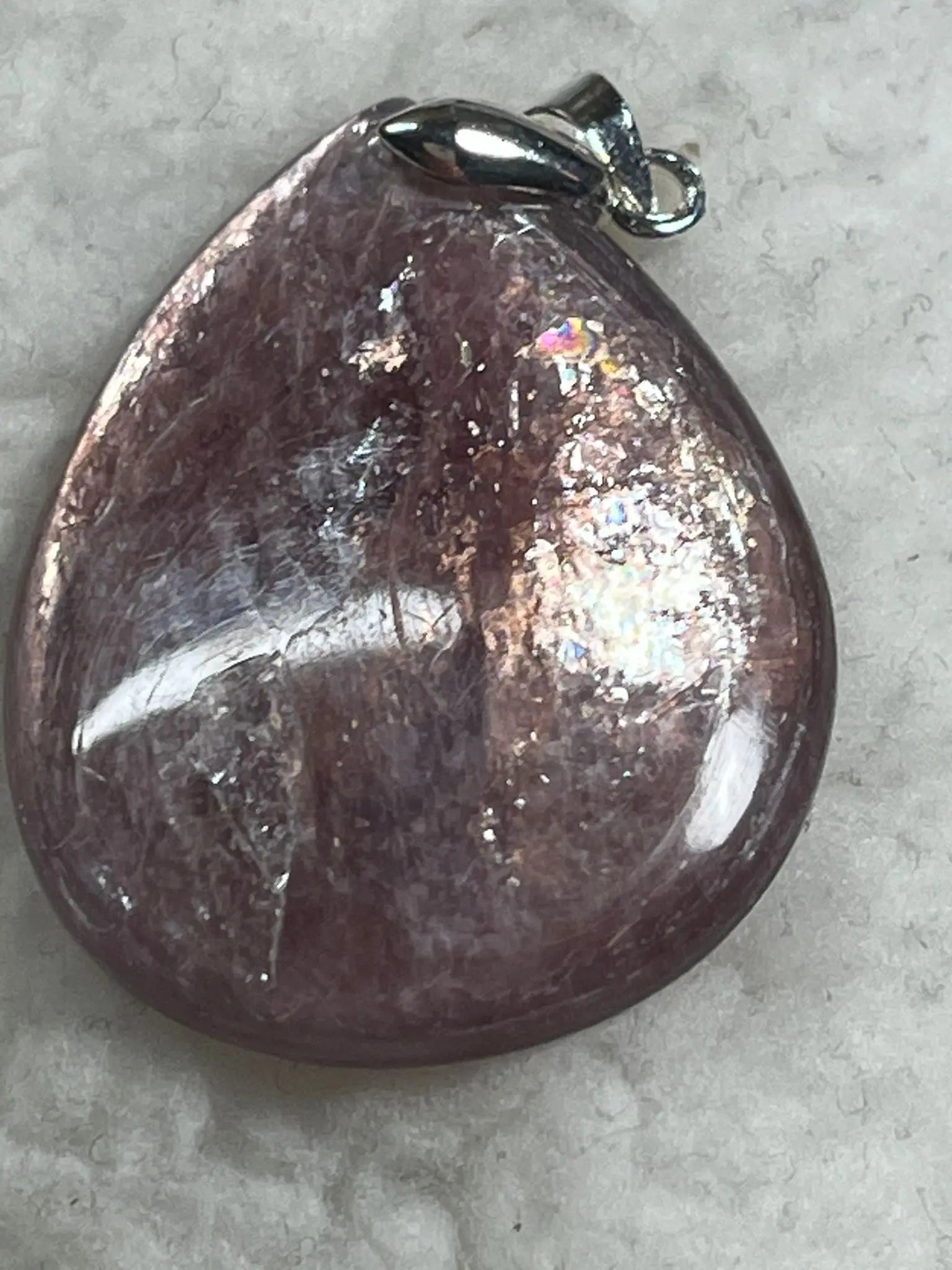 Lépidolite Mauve (pendentif)