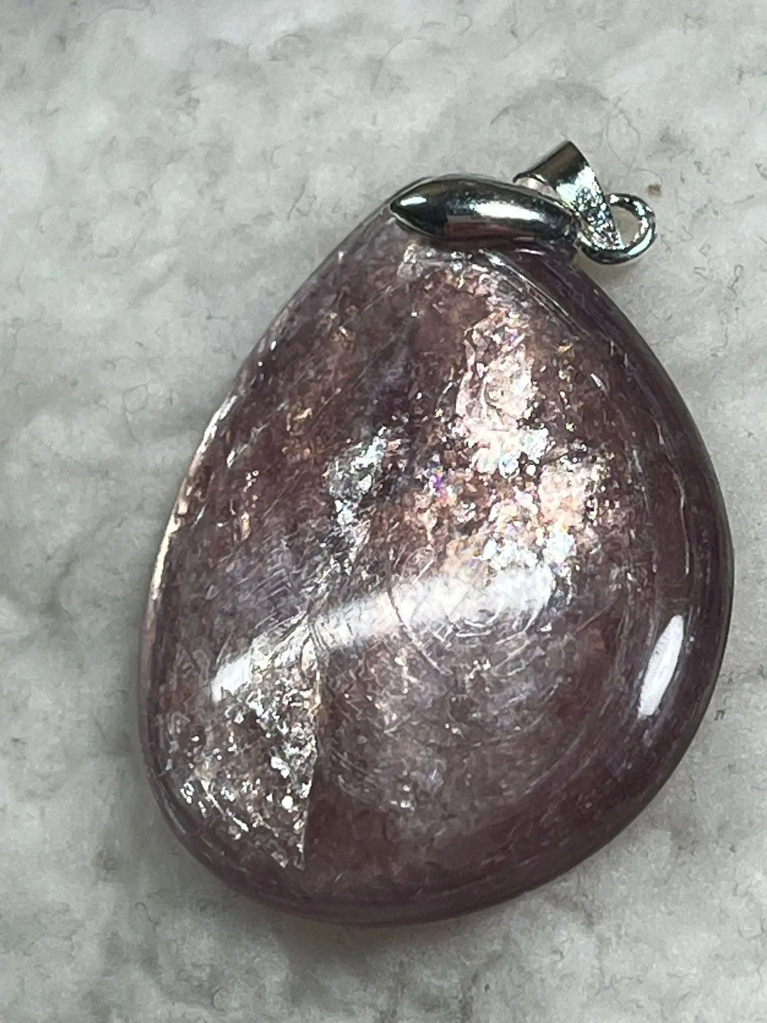 Lépidolite Mauve (pendentif)