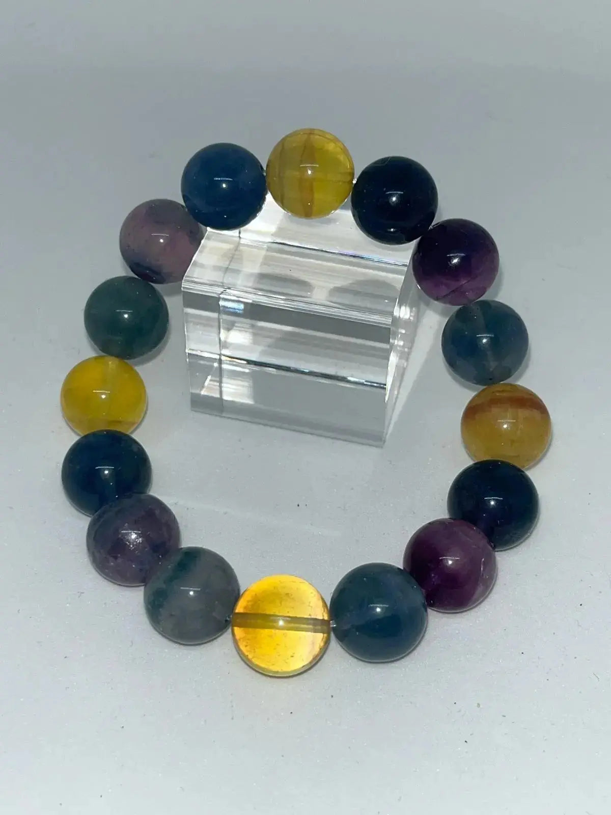 Bracelet Fluorite multicolore