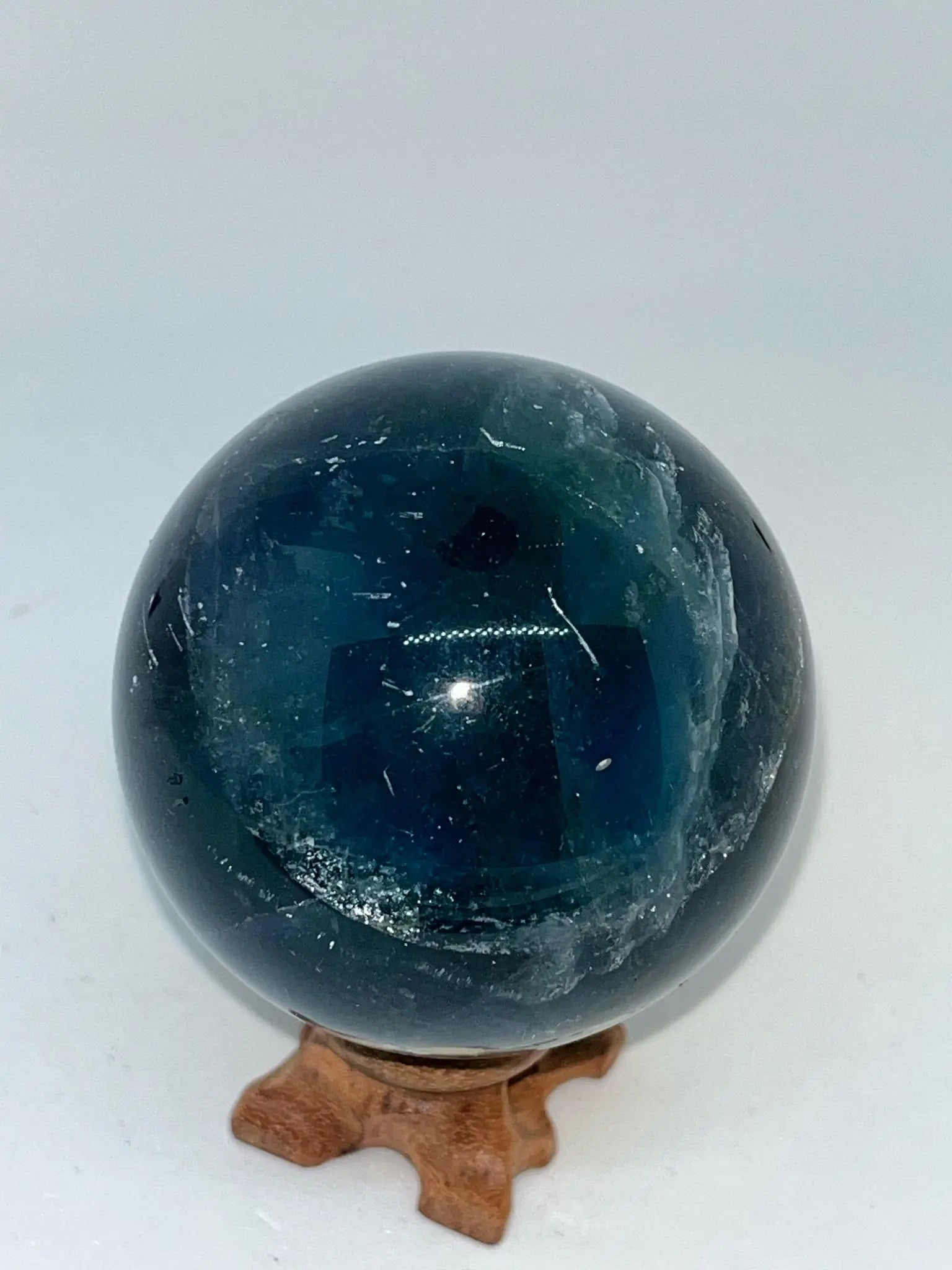 Sphère Fluorite bleue