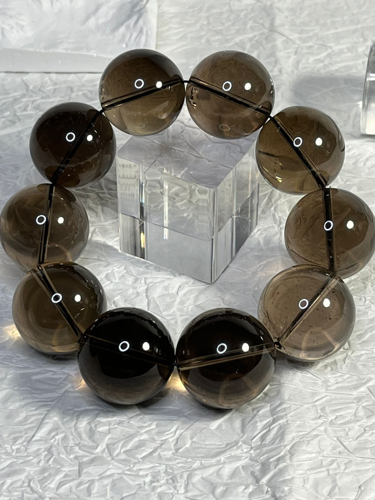 Bracelet XXL Quartz Fumé