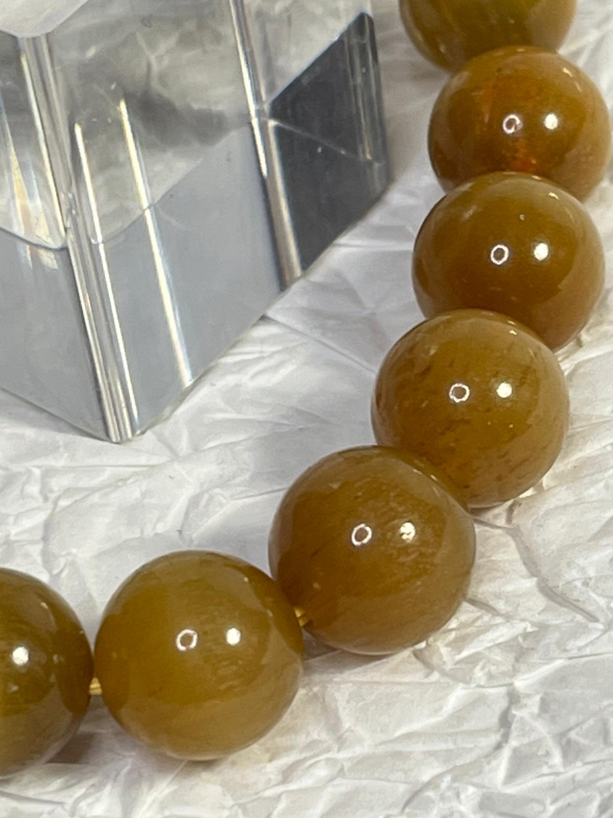 Bracelet Œil de Tigre Doré Glacé