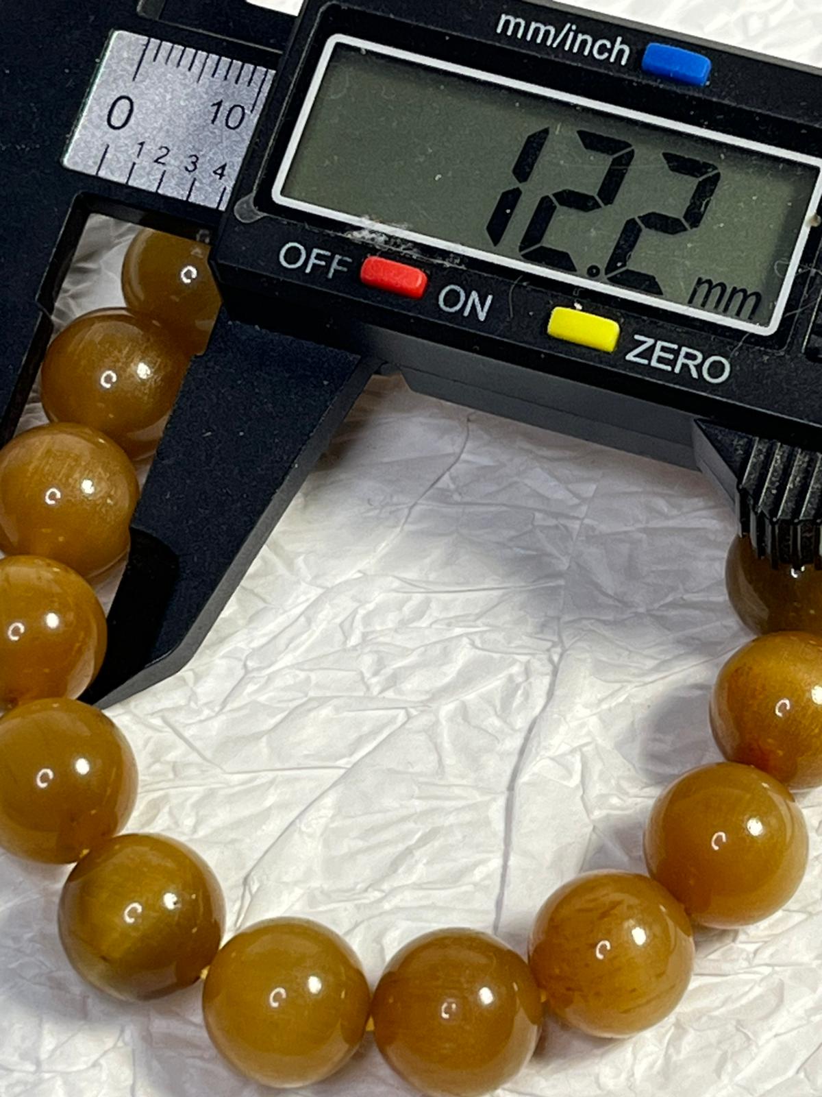 Bracelet Œil de Tigre Doré Glacé