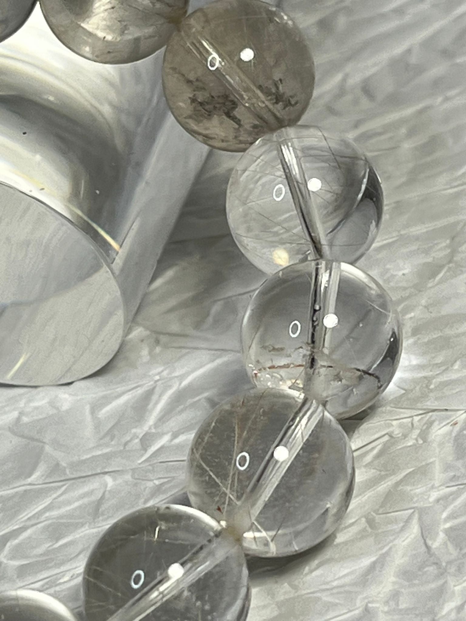 Bracelet Quartz Rutile Doré & Argenté