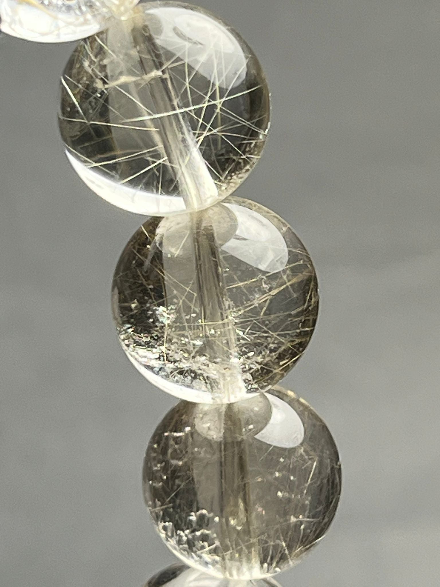 Bracelet Quartz Rutile Doré & Argenté