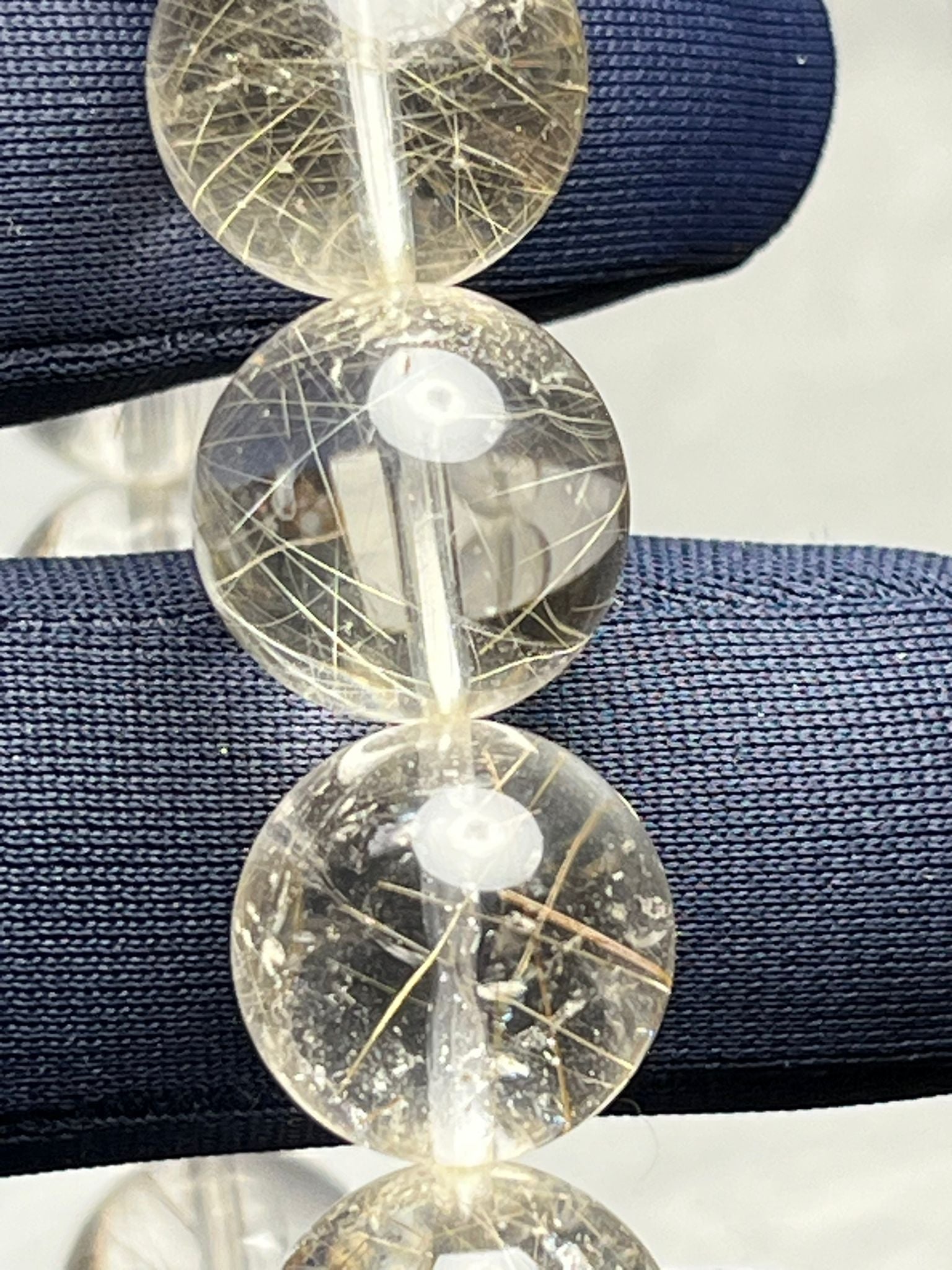 Bracelet Quartz Rutile Doré & Argenté