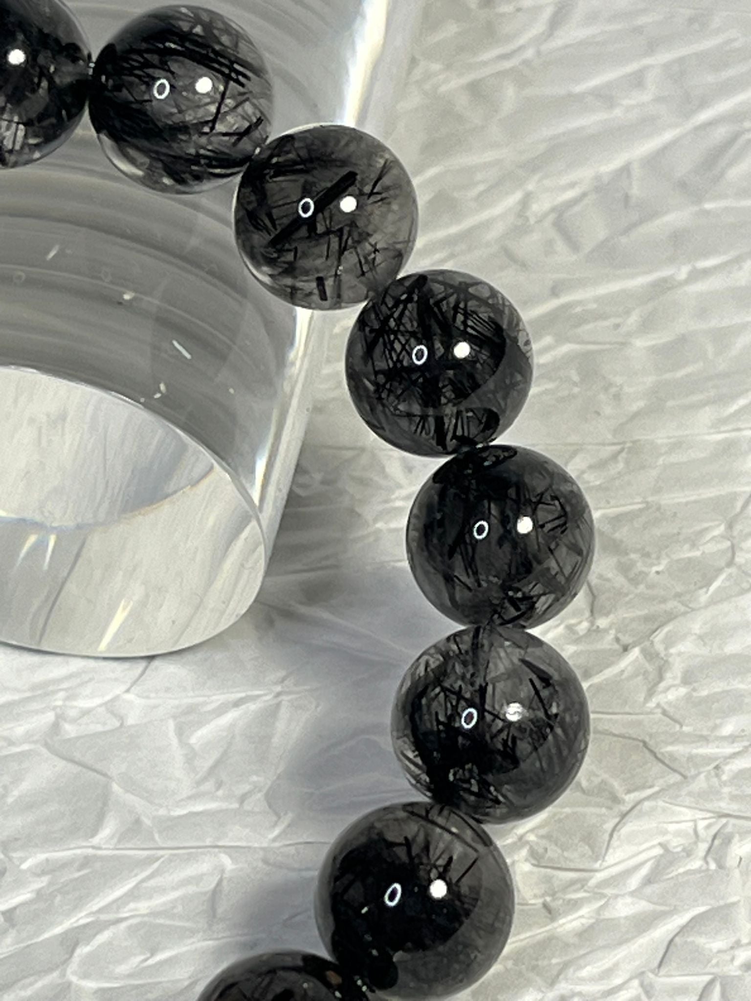 Bracelet Quartz & Tourmaline