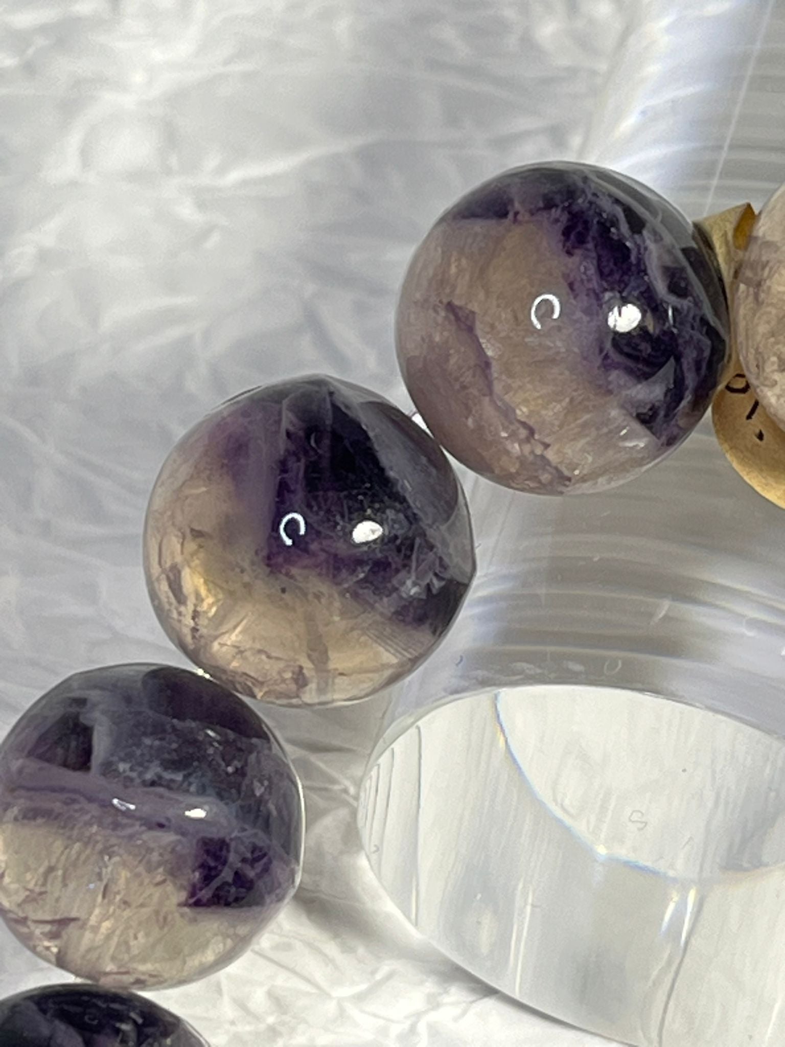 Bracelet Fluorite Soyeuse Bicolore