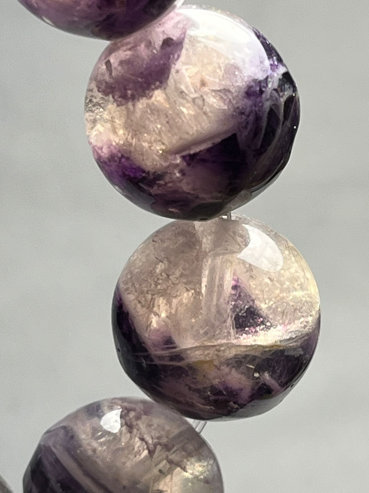 Bracelet Fluorite Soyeuse Bicolore