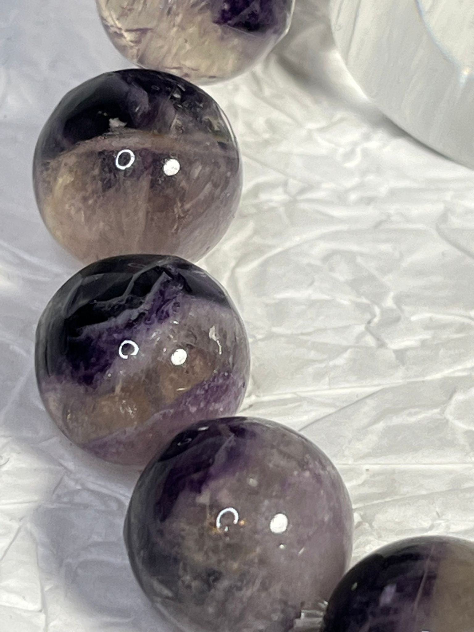 Bracelet Fluorite Soyeuse Bicolore