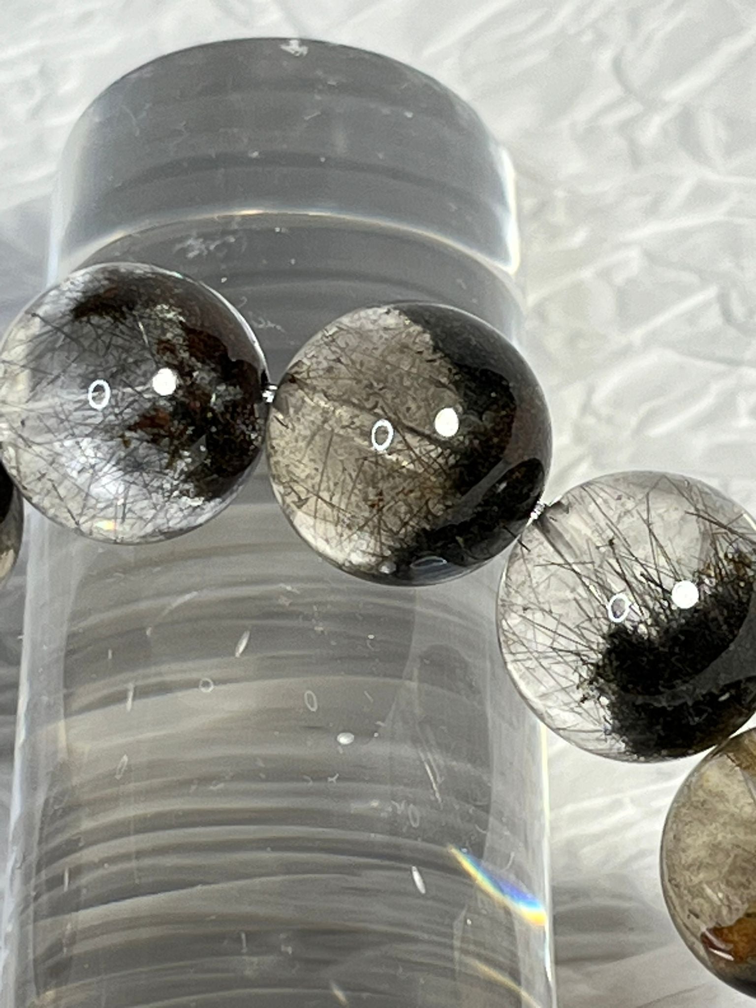 Bracelet Quartz Jardin Fumé & Rutiles