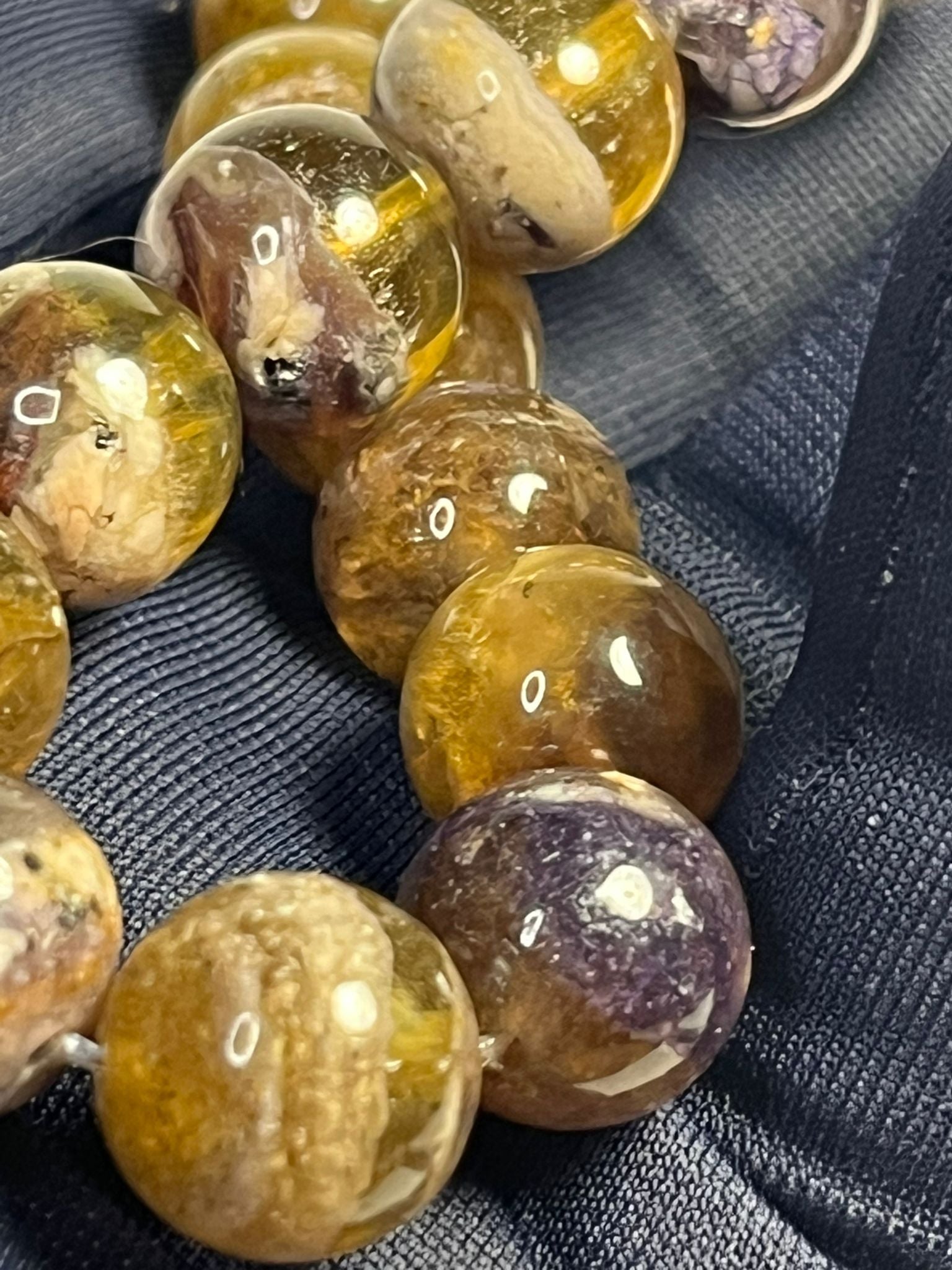 Bracelet Fluorite & Charoïte