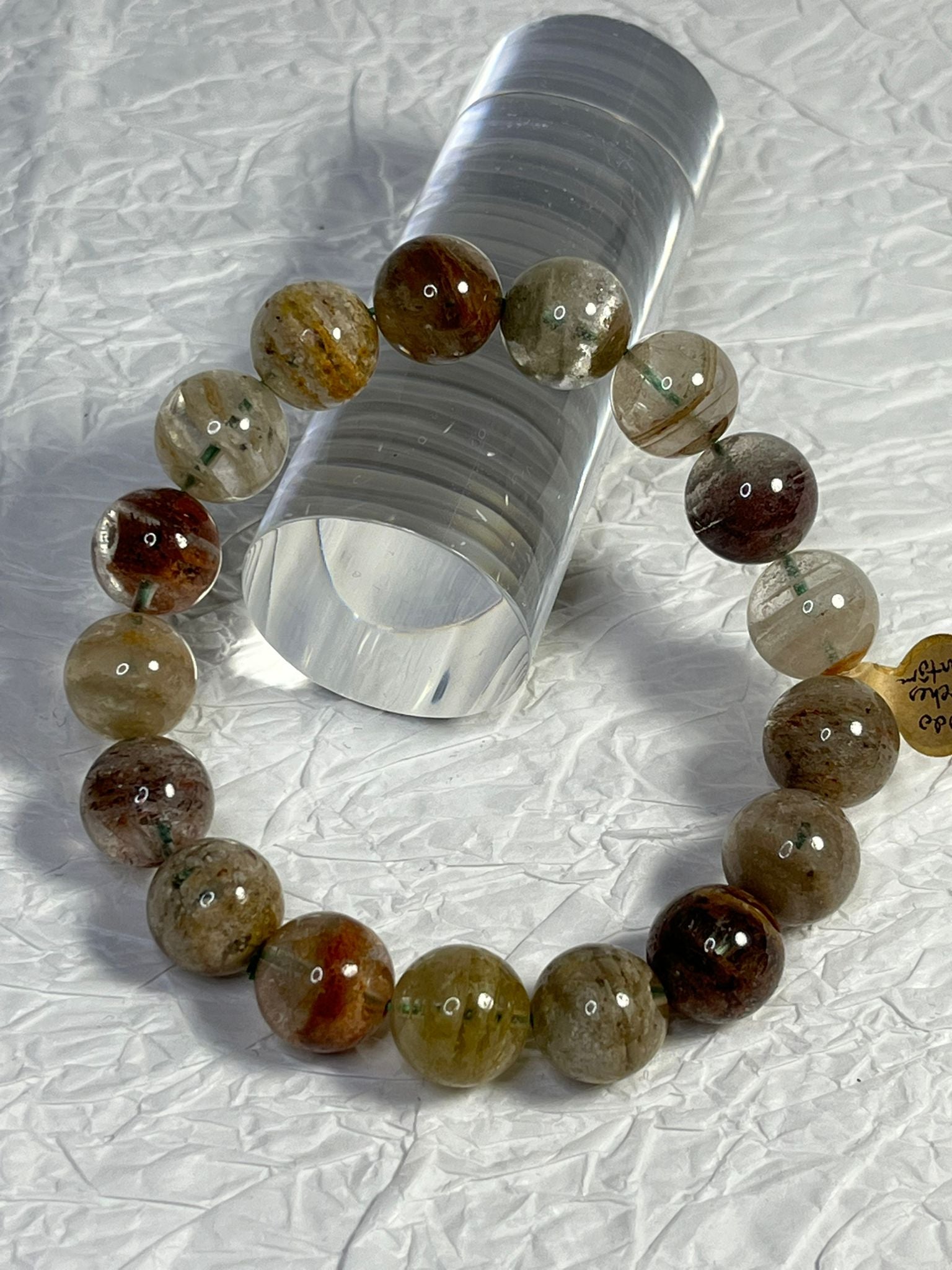 Bracelet Quartz Jardin (Lodolite) 1000 Couches