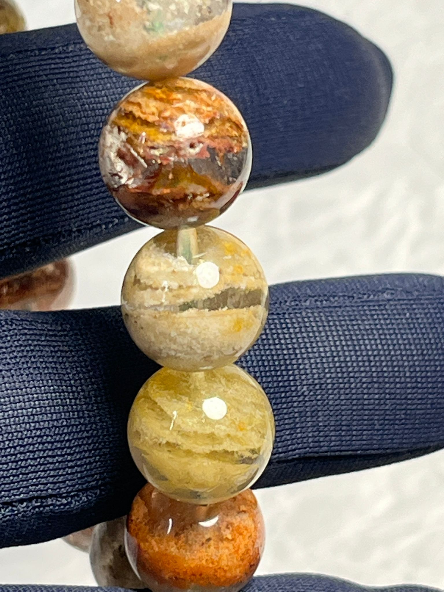 Bracelet Quartz Jardin (Lodolite) 1000 Couches